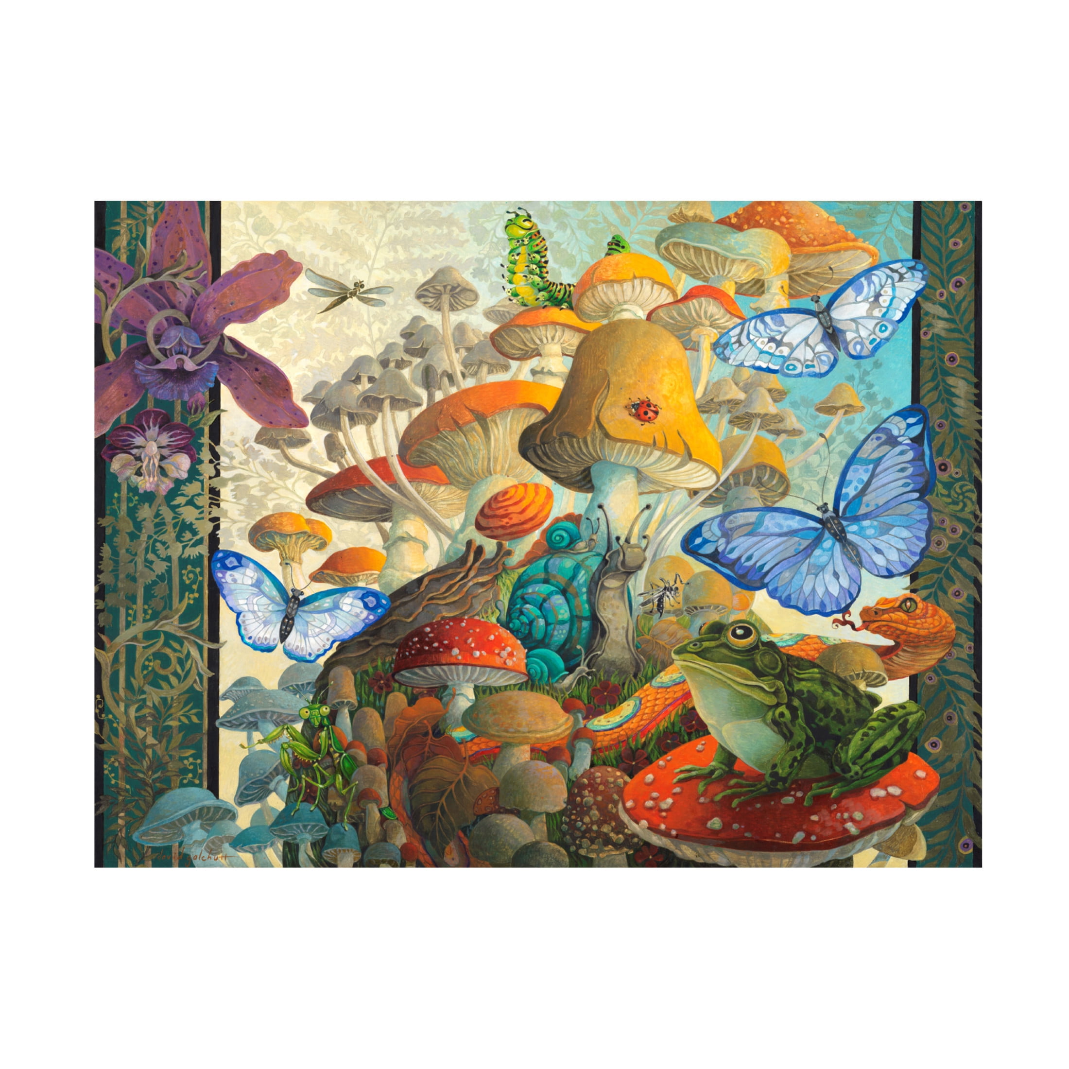 Canvas Wall Art - David Galchutt 'Micro Dramas' Wall Art for Living Room, Bedroom, or Office Décor by Trademark Fine Art - 47 x 35 Inches