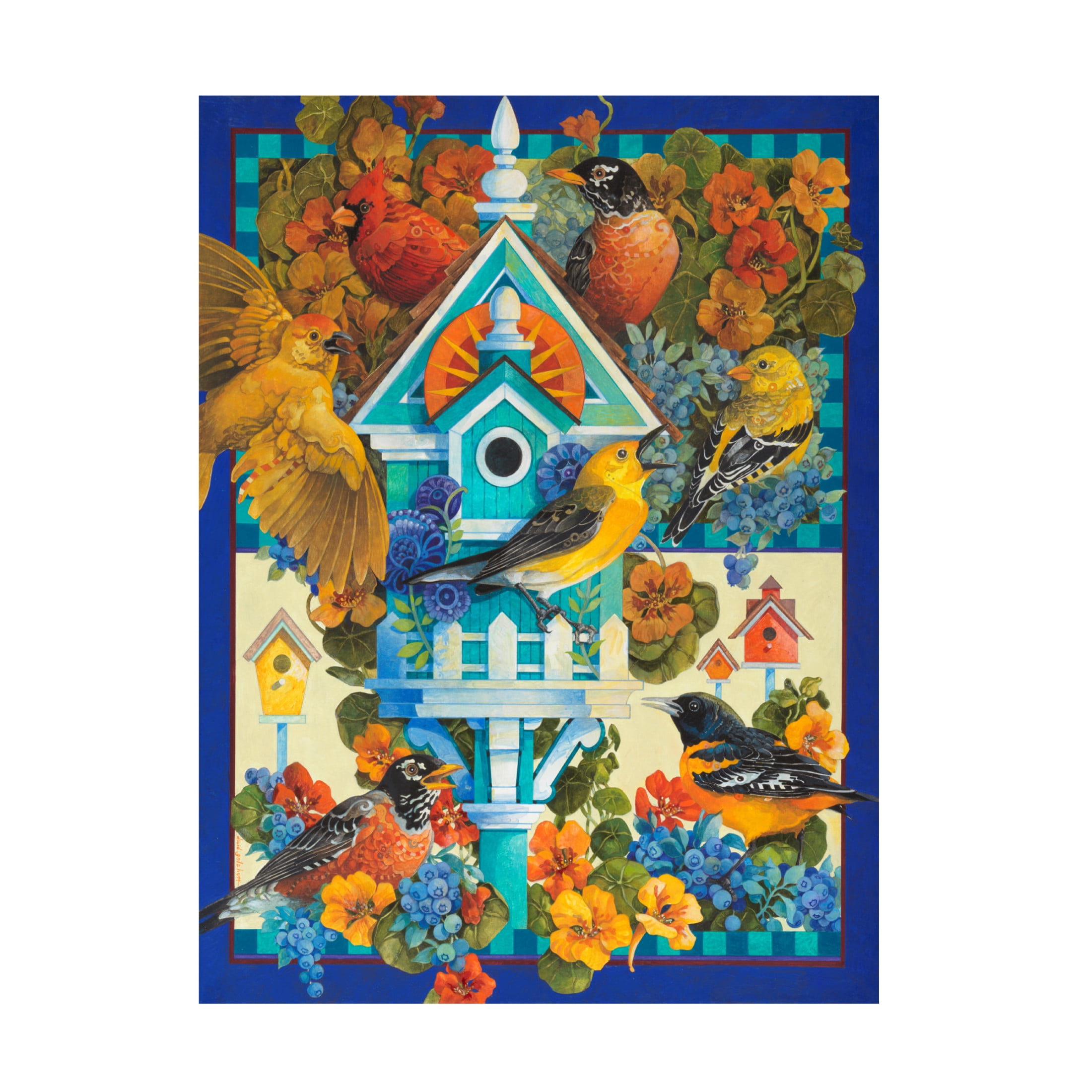 Canvas Wall Art - David Galchutt 'The Avian Sanctuary' Wall Art for Living Room, Bedroom, or Office Décor by Trademark Fine Art - 18 x 24 Inches