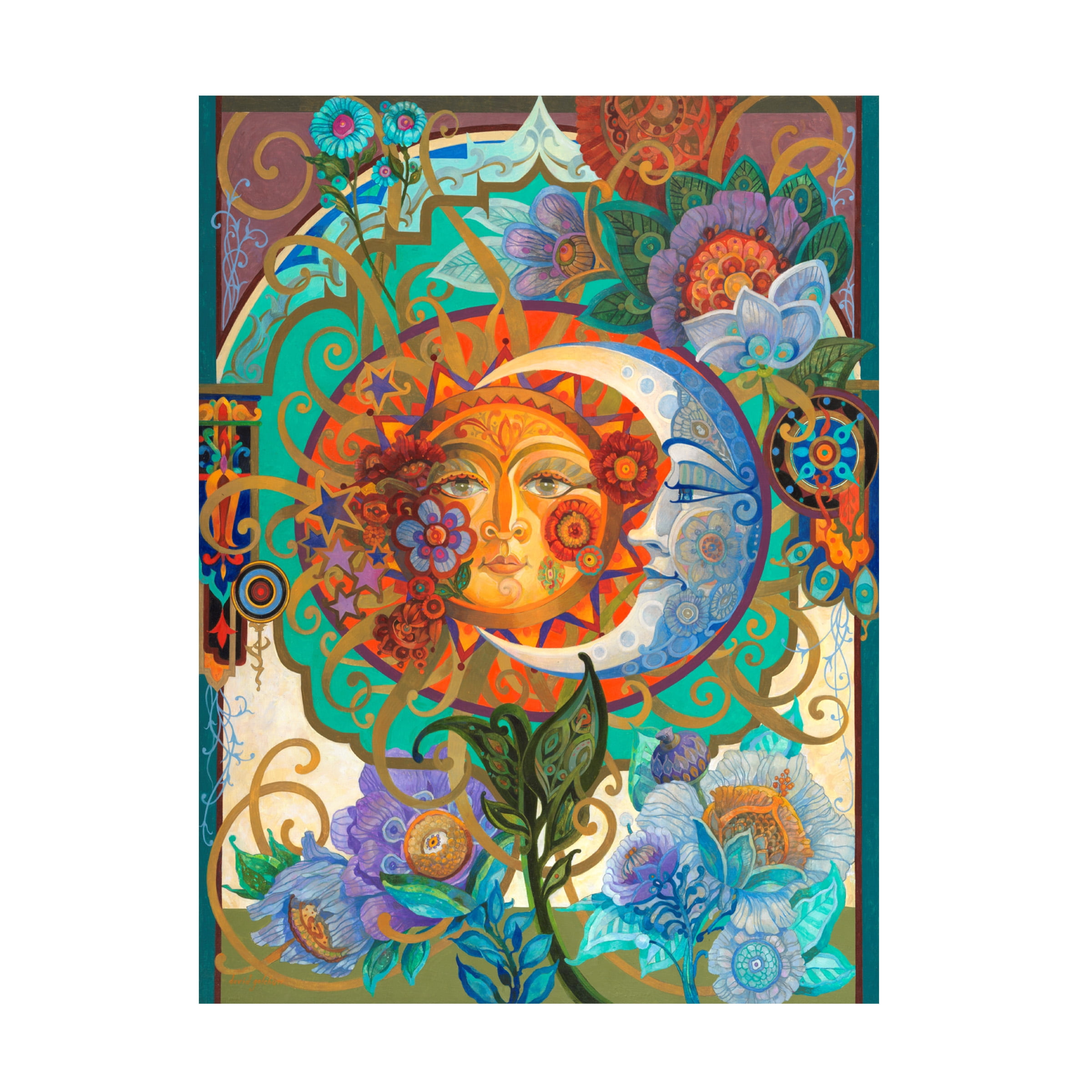 Canvas Wall Art - David Galchutt 'The Partnership' Wall Art for Living Room, Bedroom, or Office Décor by Trademark Fine Art - 35 x 47 Inches - 35x47