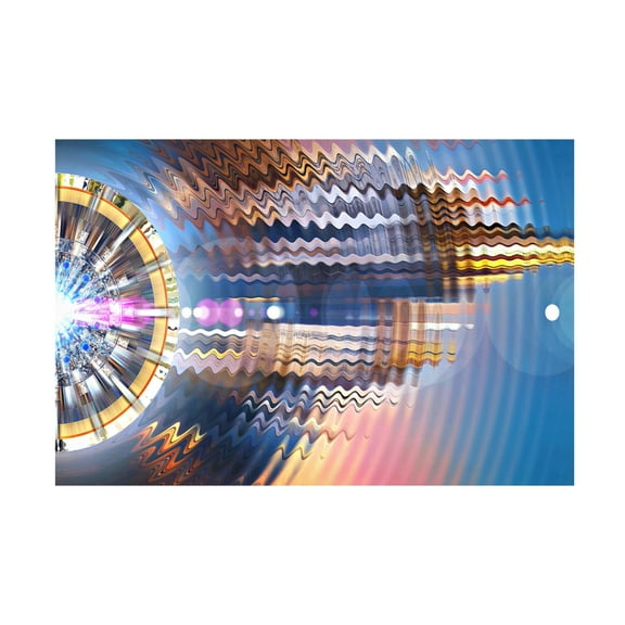 Canvas Wall Art - David Manlove 'Deco Sky 3' Wall Art for Living Room, Bedroom, or Office Décor by Trademark Fine Art - 19 x 12 Inches