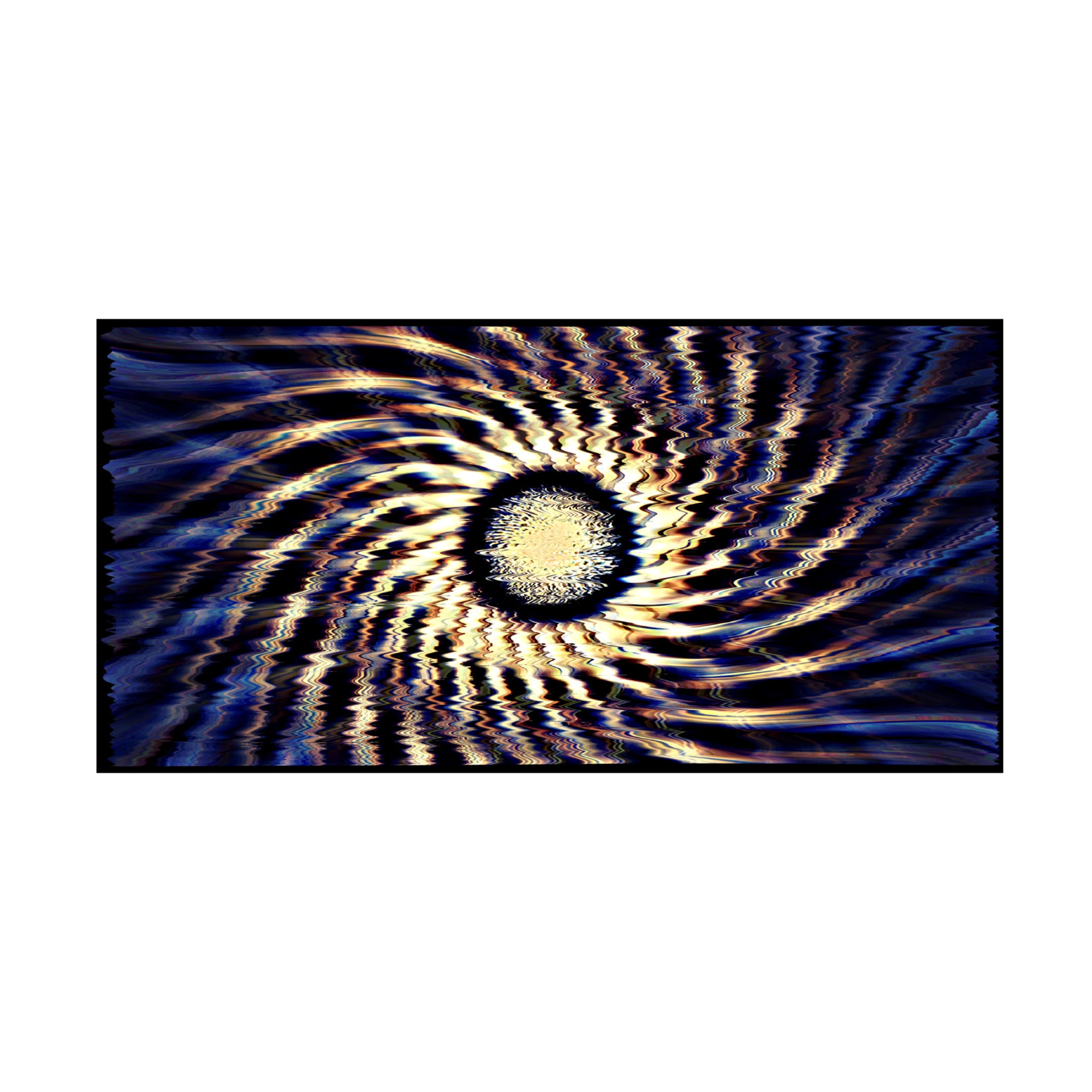 Canvas Wall Art - David Manlove 'Interference' Wall Art for Living Room, Bedroom, or Office Décor by Trademark Fine Art - 32 x 16 Inches