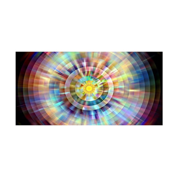 Canvas Wall Art - David Manlove 'Opal' Wall Art for Living Room, Bedroom, or Office Décor by Trademark Fine Art - 32 x 16 Inches