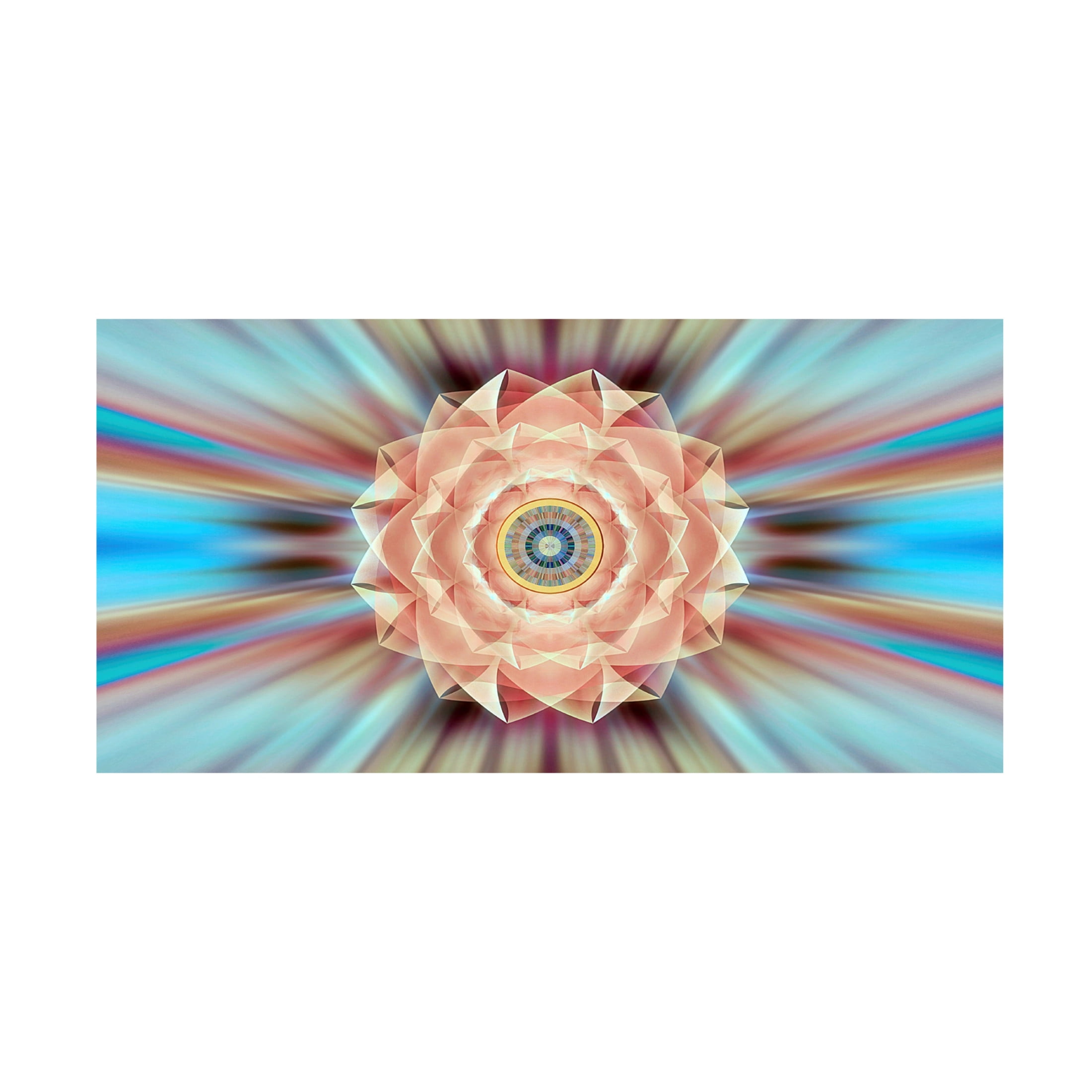 Canvas Wall Art - David Manlove 'Sun Diode 7' Wall Art for Living Room, Bedroom, or Office Décor by Trademark Fine Art - 24 x 12 Inches
