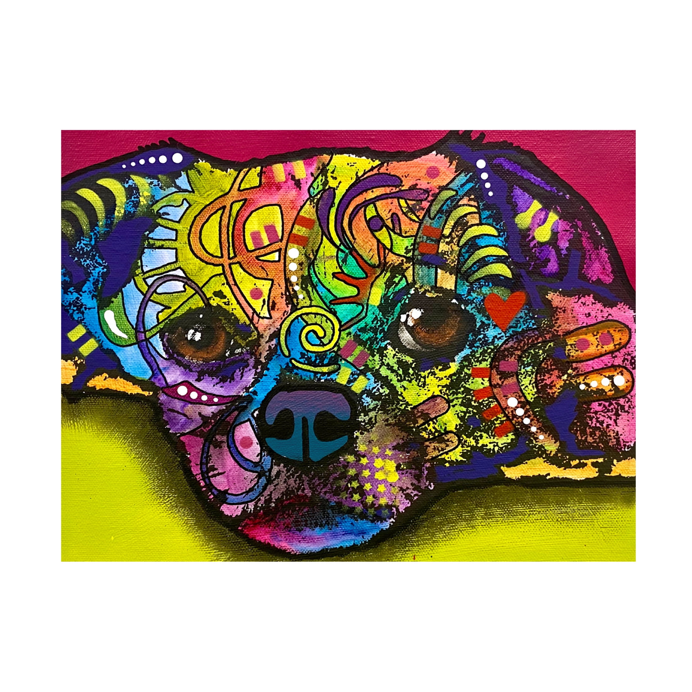 Canvas Wall Art - Dean Russo 'A Little Tuckered' Wall Art for Living Room, Bedroom, or Office Décor by Trademark Fine Art - 19 x 14 Inches