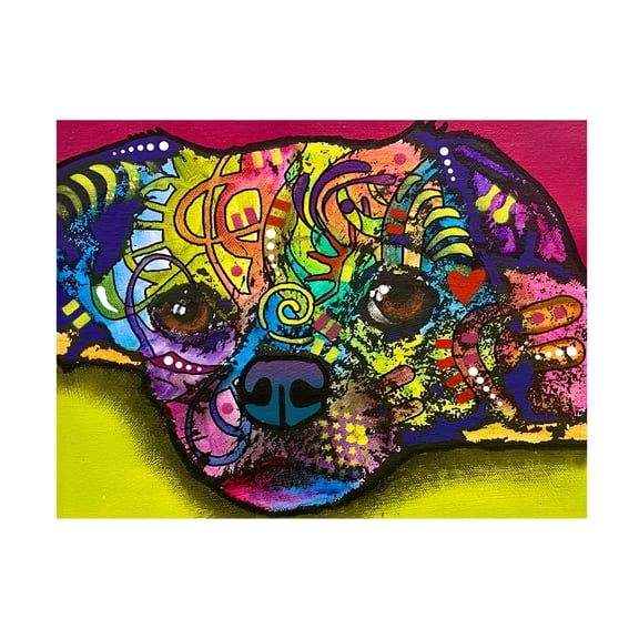 Canvas Wall Art - Dean Russo 'A Little Tuckered' Wall Art for Living Room, Bedroom, or Office Décor by Trademark Fine Art - 19 x 14 Inches
