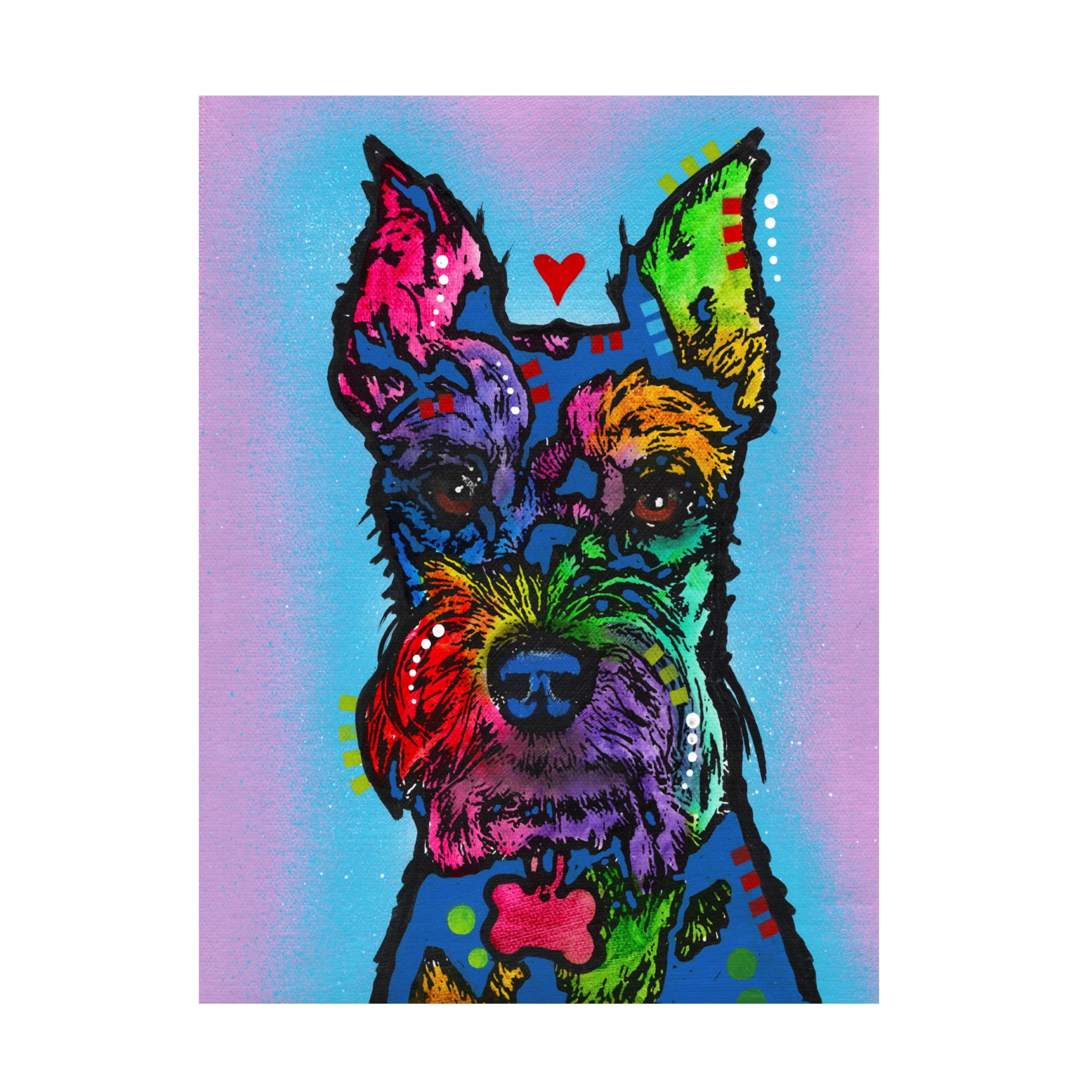 Canvas Wall Art - Dean Russo 'Absolutely Boss' Wall Art for Living Room, Bedroom, or Office Décor by Trademark Fine Art - 35 x 47 Inches