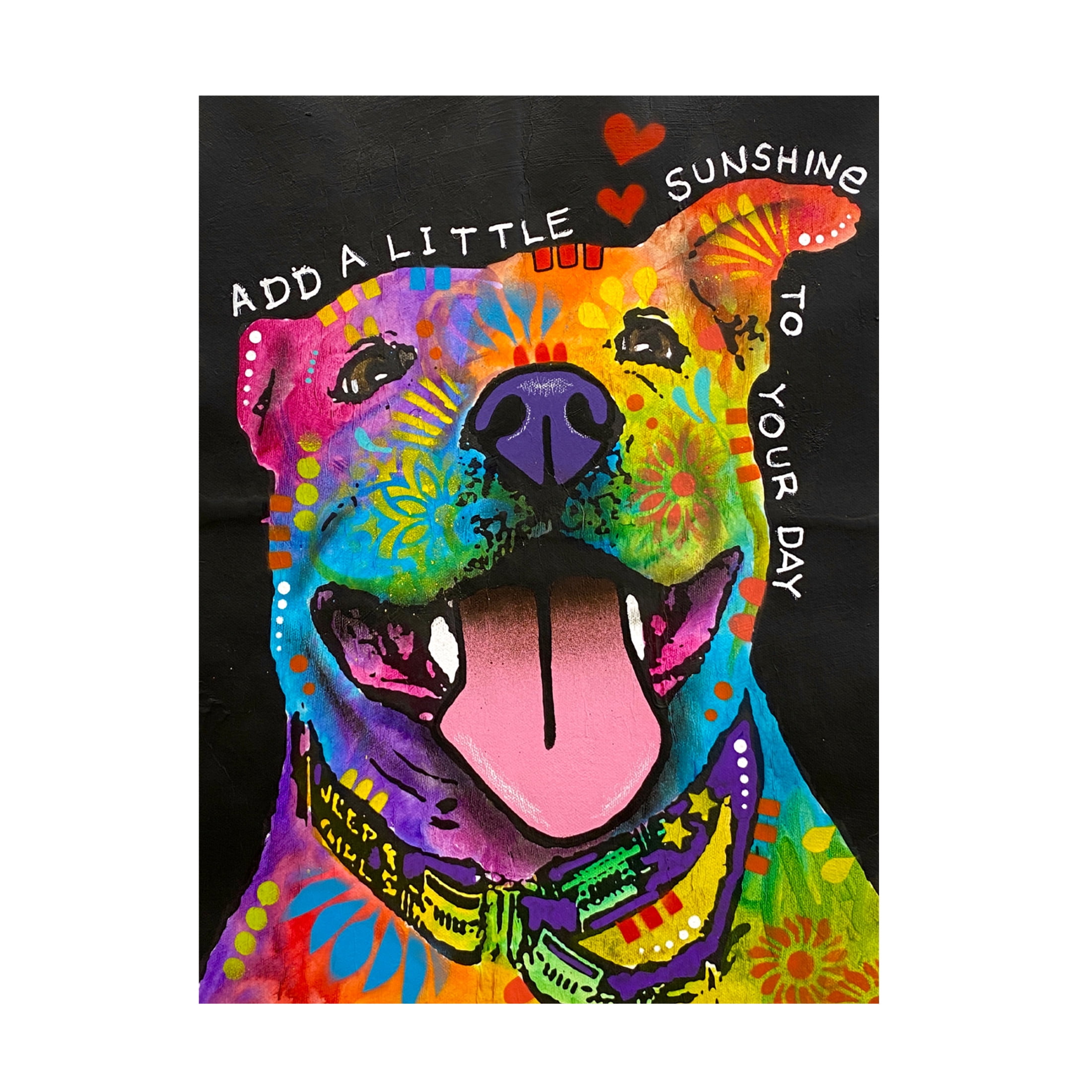 Canvas Wall Art - Dean Russo 'Add A Little Sunshine' Wall Art for Living Room, Bedroom, or Office Décor by Trademark Fine Art - 18 x 24 Inches