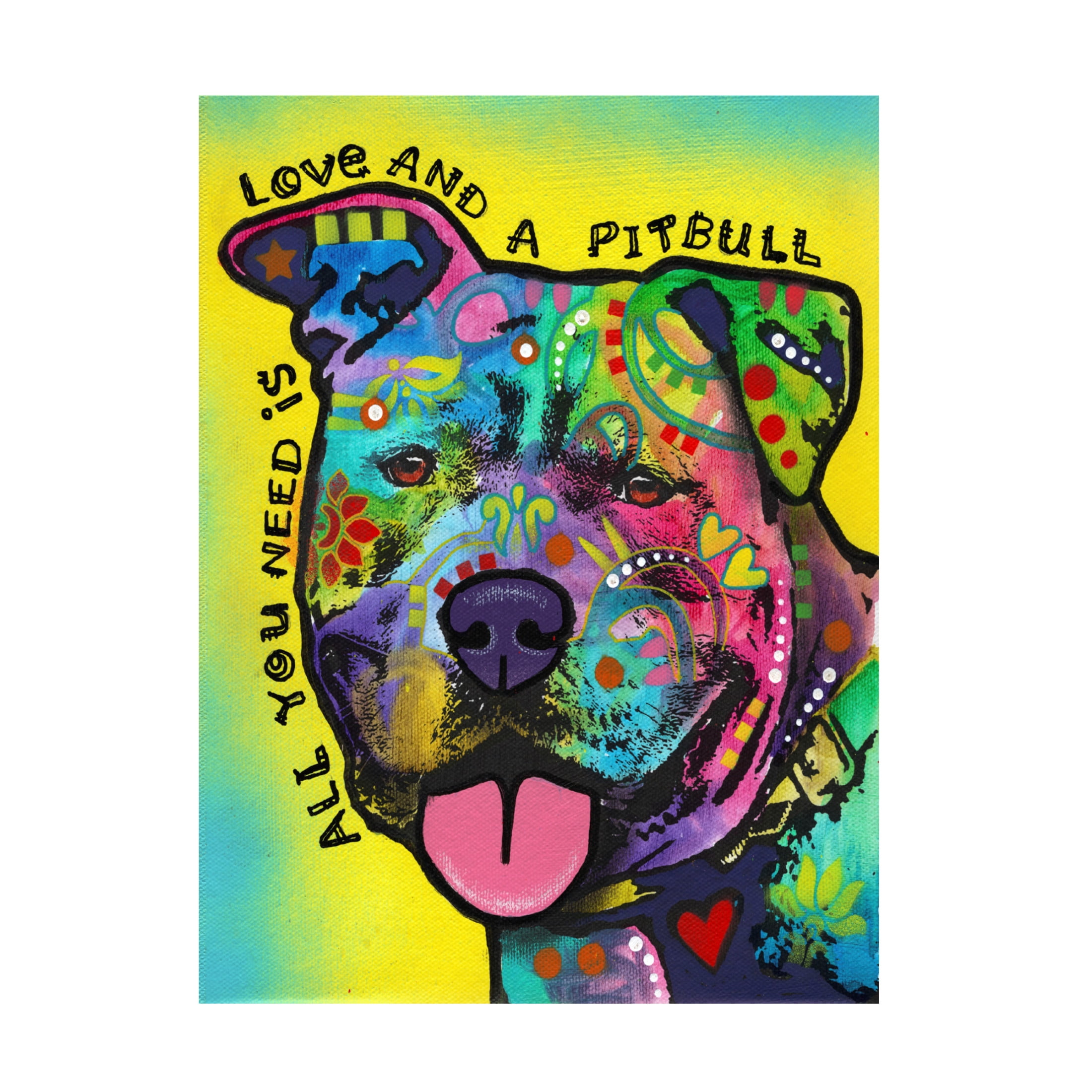 Canvas Wall Art - Dean Russo 'All You Need Is' Wall Art for Living Room, Bedroom, or Office Décor by Trademark Fine Art - 24 x 32 Inches
