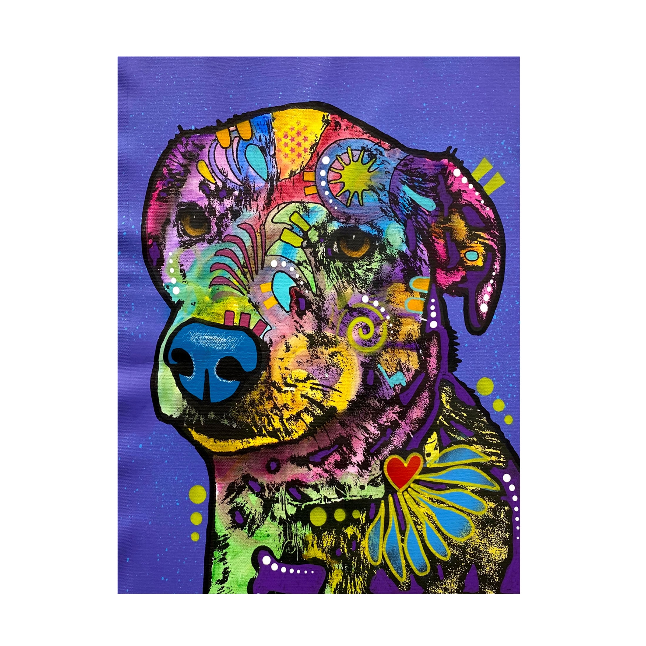 Canvas Wall Art - Dean Russo 'And I Would Heckin Do It Again No Ragrats' Wall Art for Living Room, Bedroom, or Office Décor by Trademark Fine Art - 35 x 47 Inches