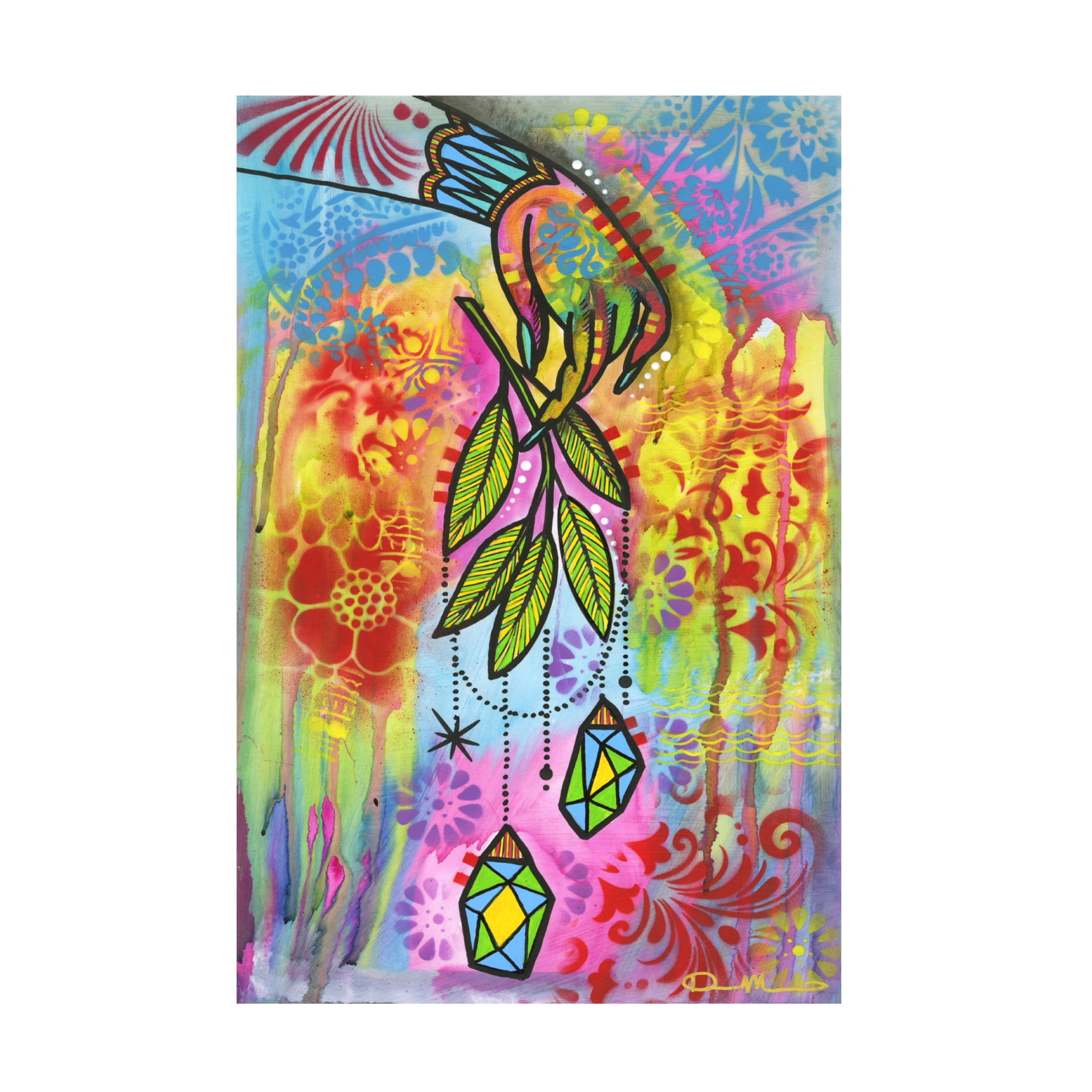 Canvas Wall Art - Dean Russo 'Animal Vegetable or Mineral 1' Wall Art for Living Room, Bedroom, or Office Décor by Trademark Fine Art - 30 x 47 Inches