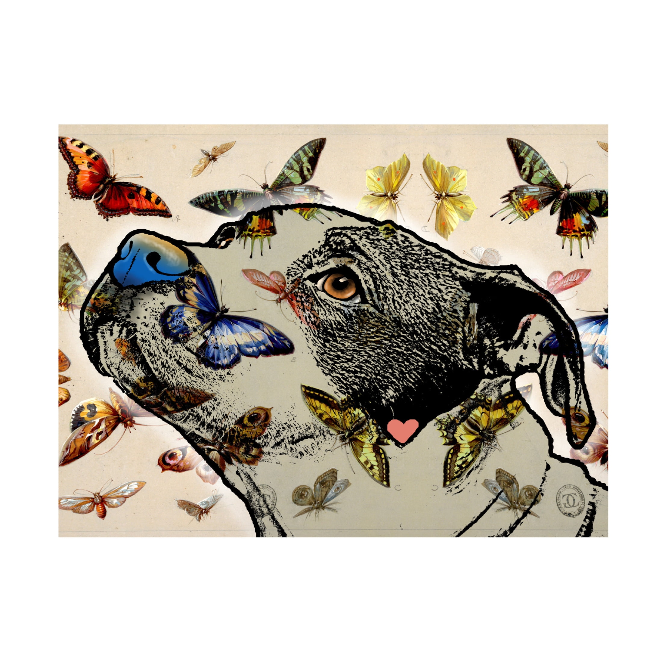 Canvas Wall Art - Dean Russo 'Around Here' Wall Art for Living Room, Bedroom, or Office Décor by Trademark Fine Art - 24 x 18 Inches