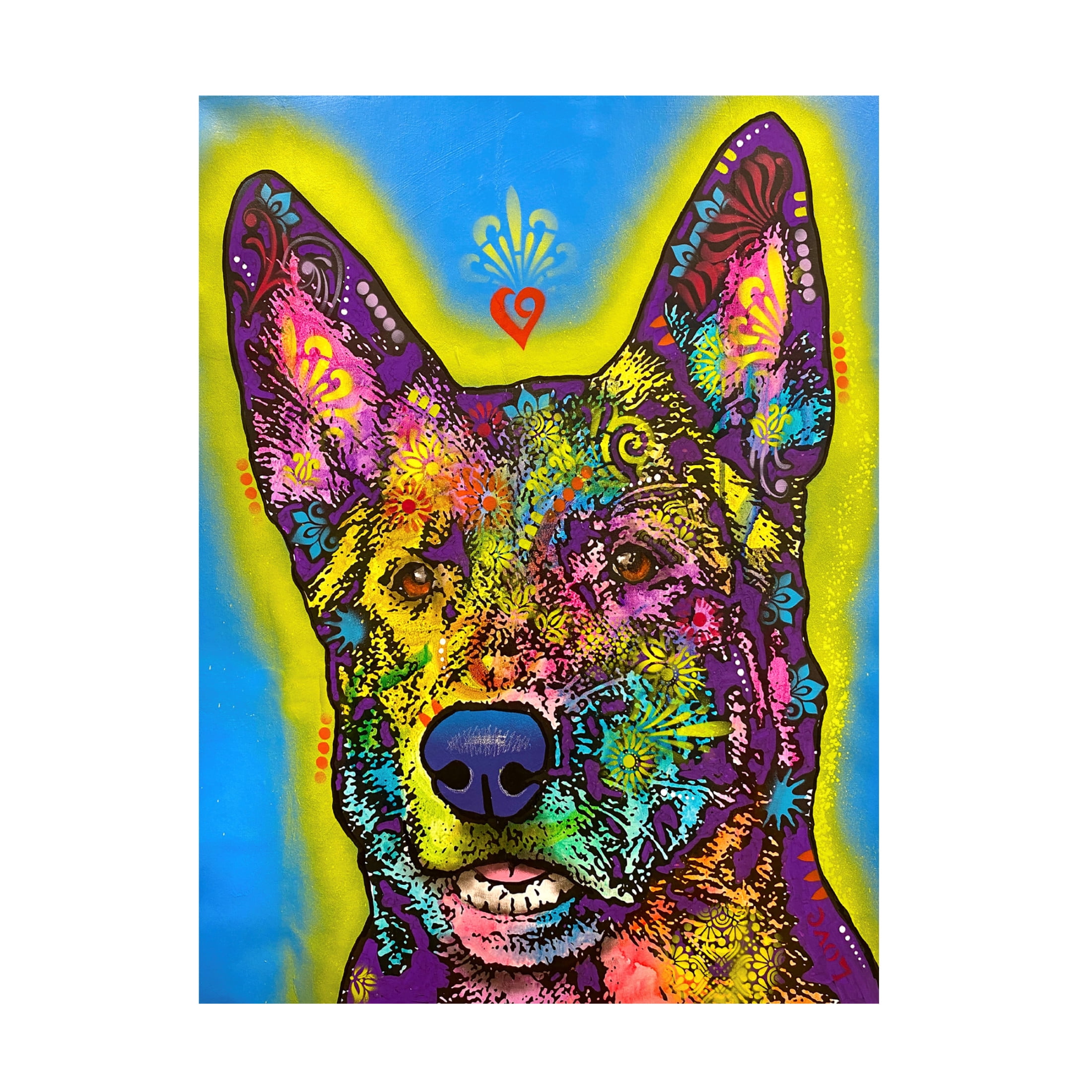 Canvas Wall Art - Dean Russo 'Astro' Wall Art for Living Room, Bedroom, or Office Décor by Trademark Fine Art - 14 x 19 Inches