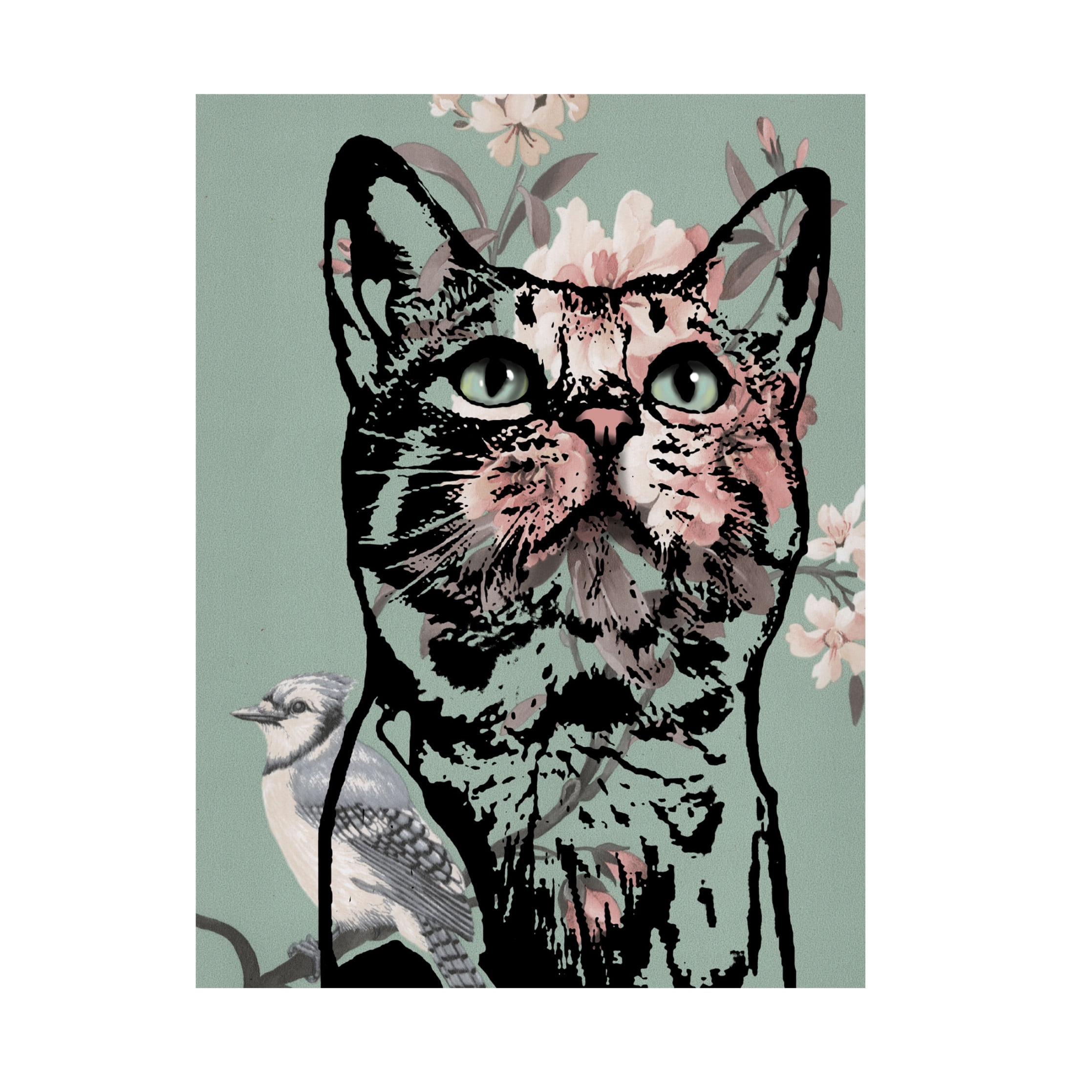 Canvas Wall Art - Dean Russo 'Bengal Love' Wall Art for Living Room, Bedroom, or Office Décor by Trademark Fine Art - 18 x 24 Inches