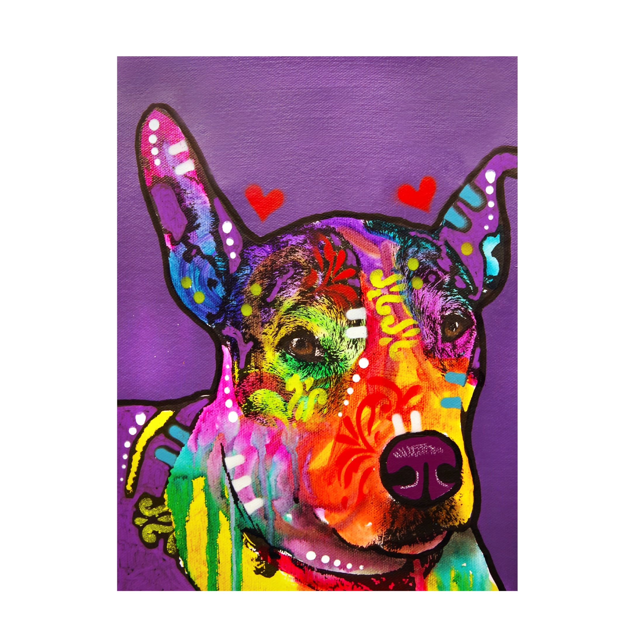 Canvas Wall Art - Dean Russo 'Blaze' Wall Art for Living Room, Bedroom, or Office Décor by Trademark Fine Art - 35 x 47 Inches