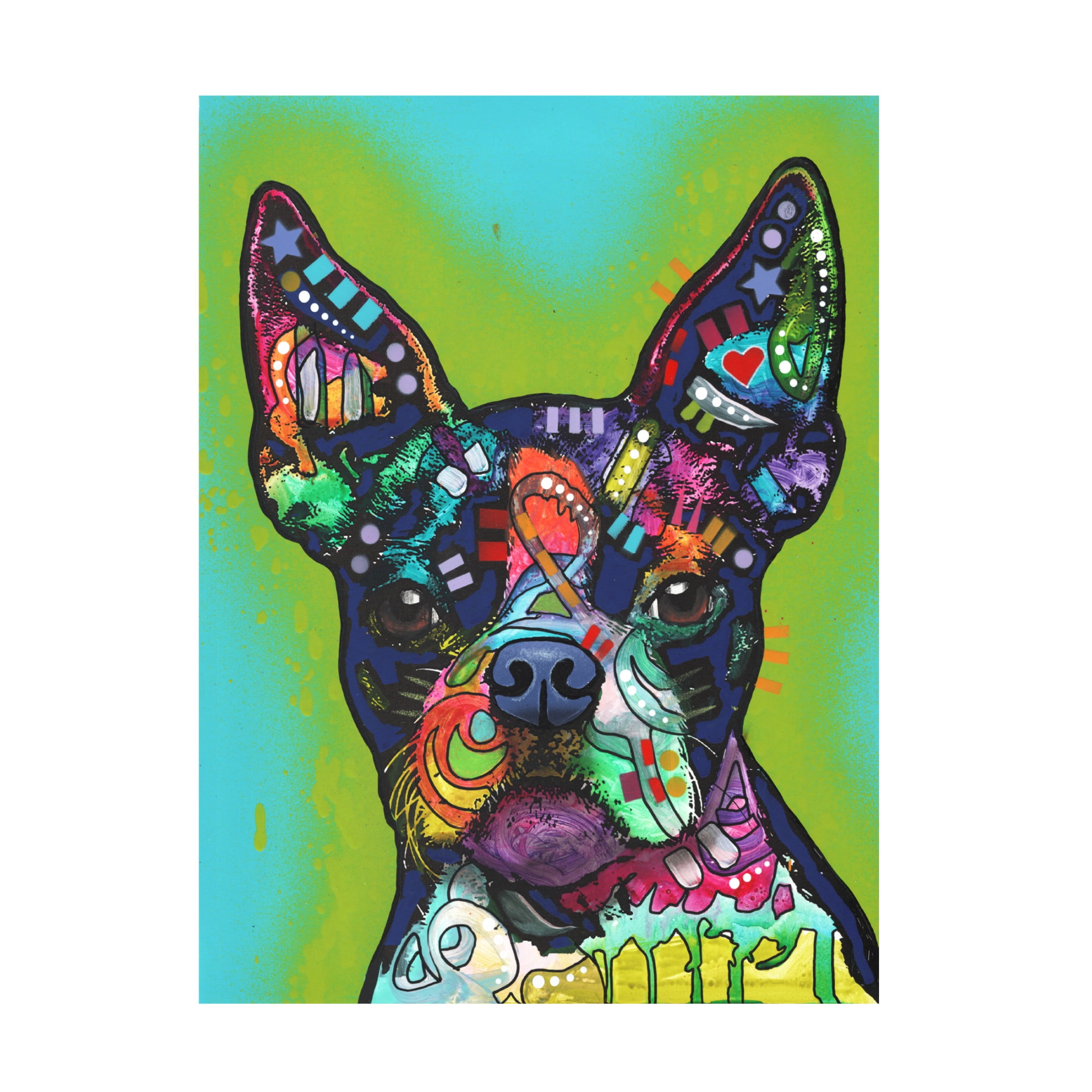 Canvas Wall Art - Dean Russo 'Boston' Wall Art for Living Room, Bedroom, or Office Décor by Trademark Fine Art - 35 x 47 Inches
