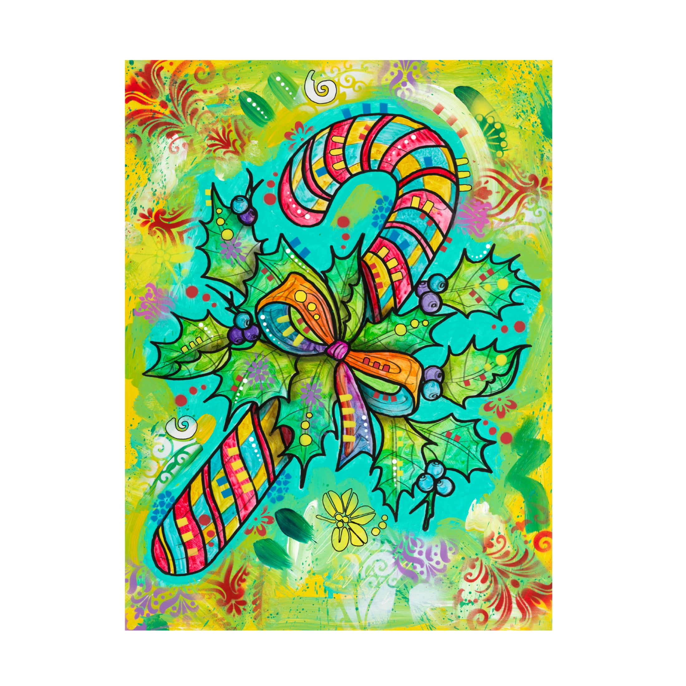 Canvas Wall Art - Dean Russo 'Christmas Sweets' Wall Art for Living Room, Bedroom, or Office Décor by Trademark Fine Art - 18 x 24 Inches