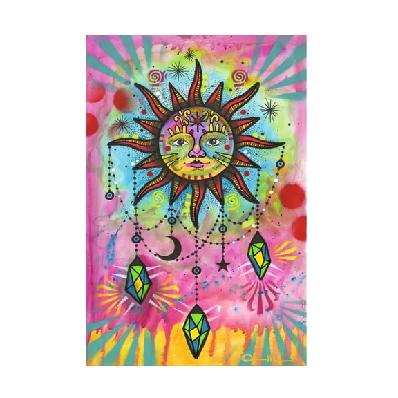 Canvas Wall Art - Dean Russo 'Cosmic Balance 4' Wall Art for Living Room, Bedroom, or Office Décor by Trademark Fine Art - 30 x 47 Inches