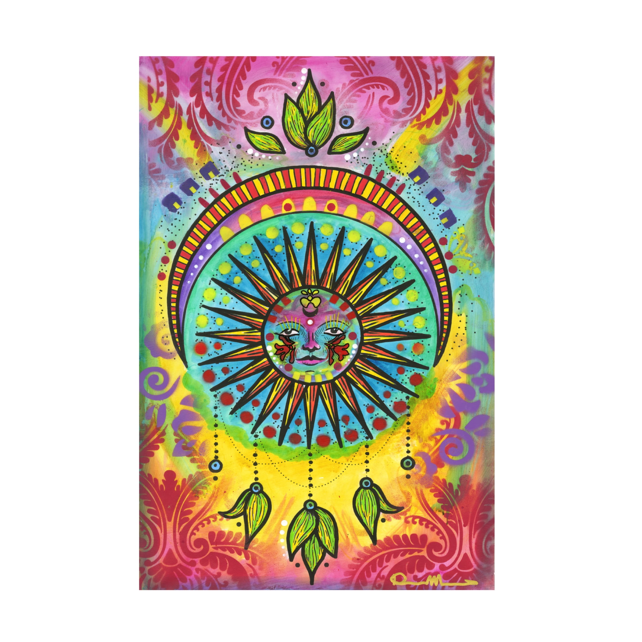 Canvas Wall Art - Dean Russo 'Cosmic Balance 5' Wall Art for Living Room, Bedroom, or Office Décor by Trademark Fine Art - 22 x 32 Inches