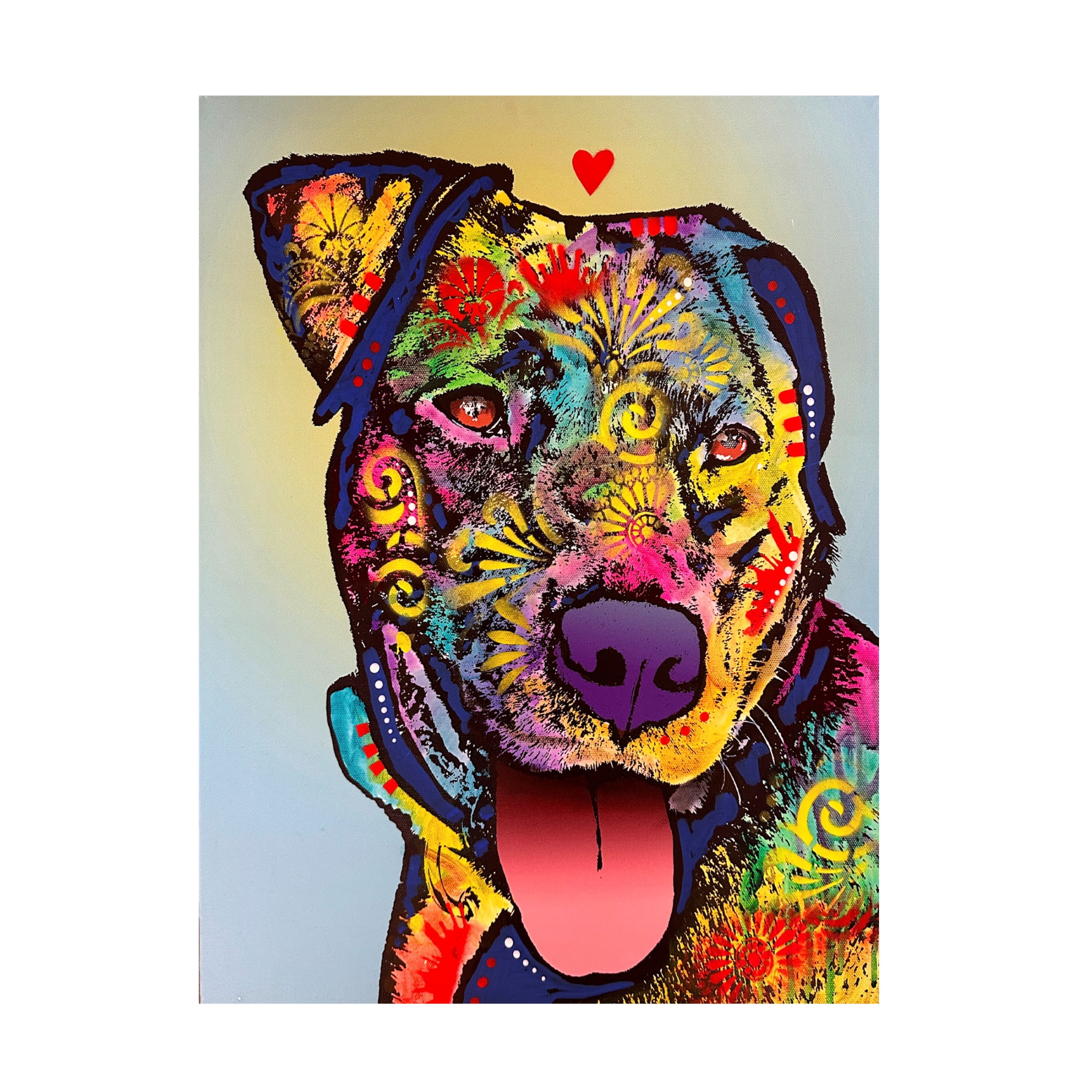 Canvas Wall Art - Dean Russo- Exclusive 'Beg' Wall Art for Living Room, Bedroom, or Office Décor by Trademark Fine Art - 14 x 19 Inches