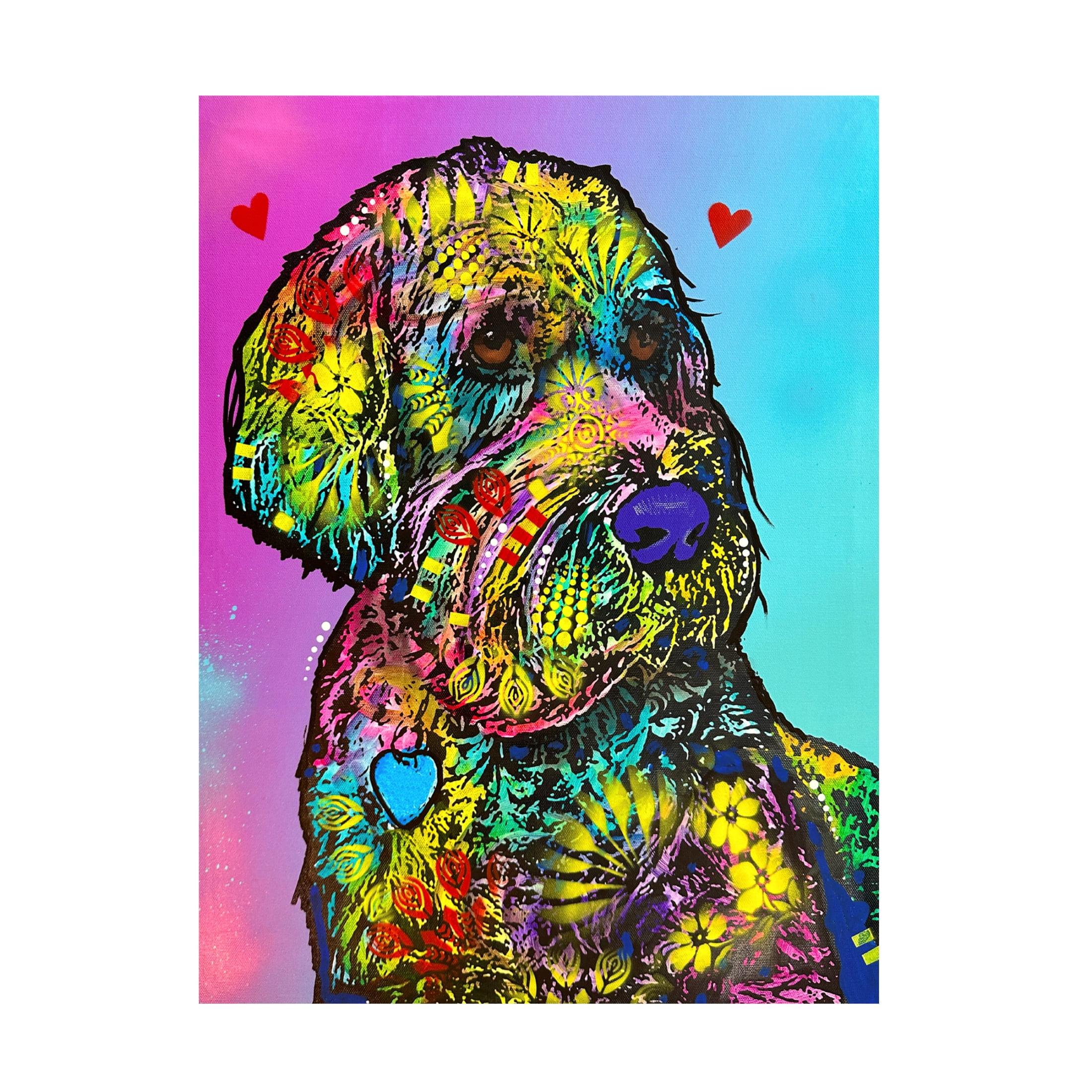 Canvas Wall Art - Dean Russo- Exclusive 'Dapper' Wall Art for Living Room, Bedroom, or Office Décor by Trademark Fine Art - 35 x 47 Inches