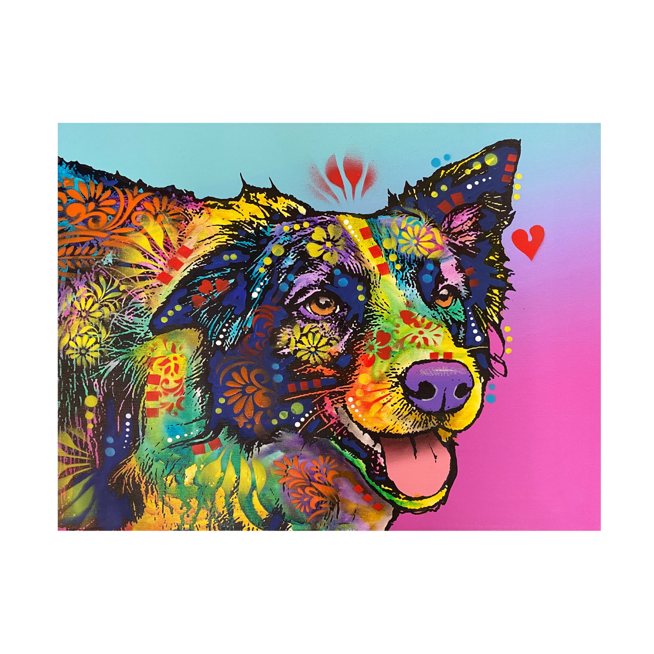 Canvas Wall Art - Dean Russo- Exclusive 'Delightful' Wall Art for Living Room, Bedroom, or Office Décor by Trademark Fine Art - 24 x 18 Inches