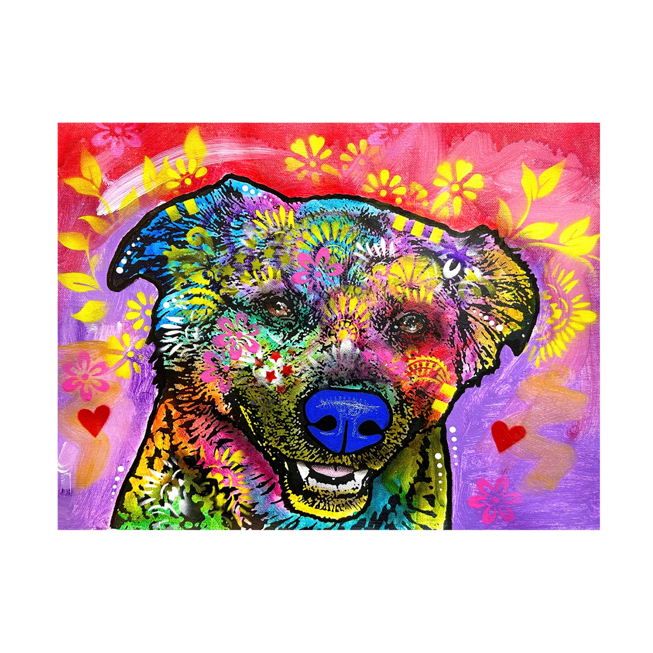 Canvas Wall Art - Dean Russo- Exclusive 'Disco' Wall Art for Living Room, Bedroom, or Office Décor by Trademark Fine Art - 47 x 35 Inches