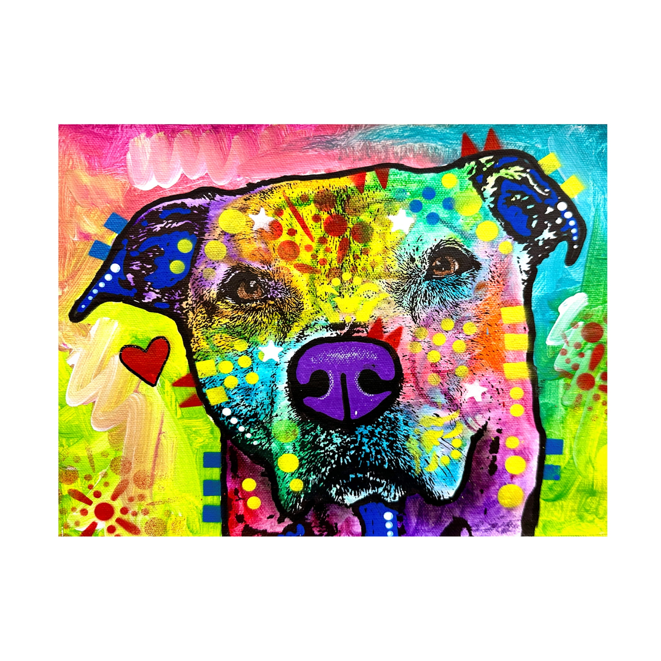 Canvas Wall Art - Dean Russo- Exclusive 'Don't' Wall Art for Living Room, Bedroom, or Office Décor by Trademark Fine Art - 24 x 18 Inches