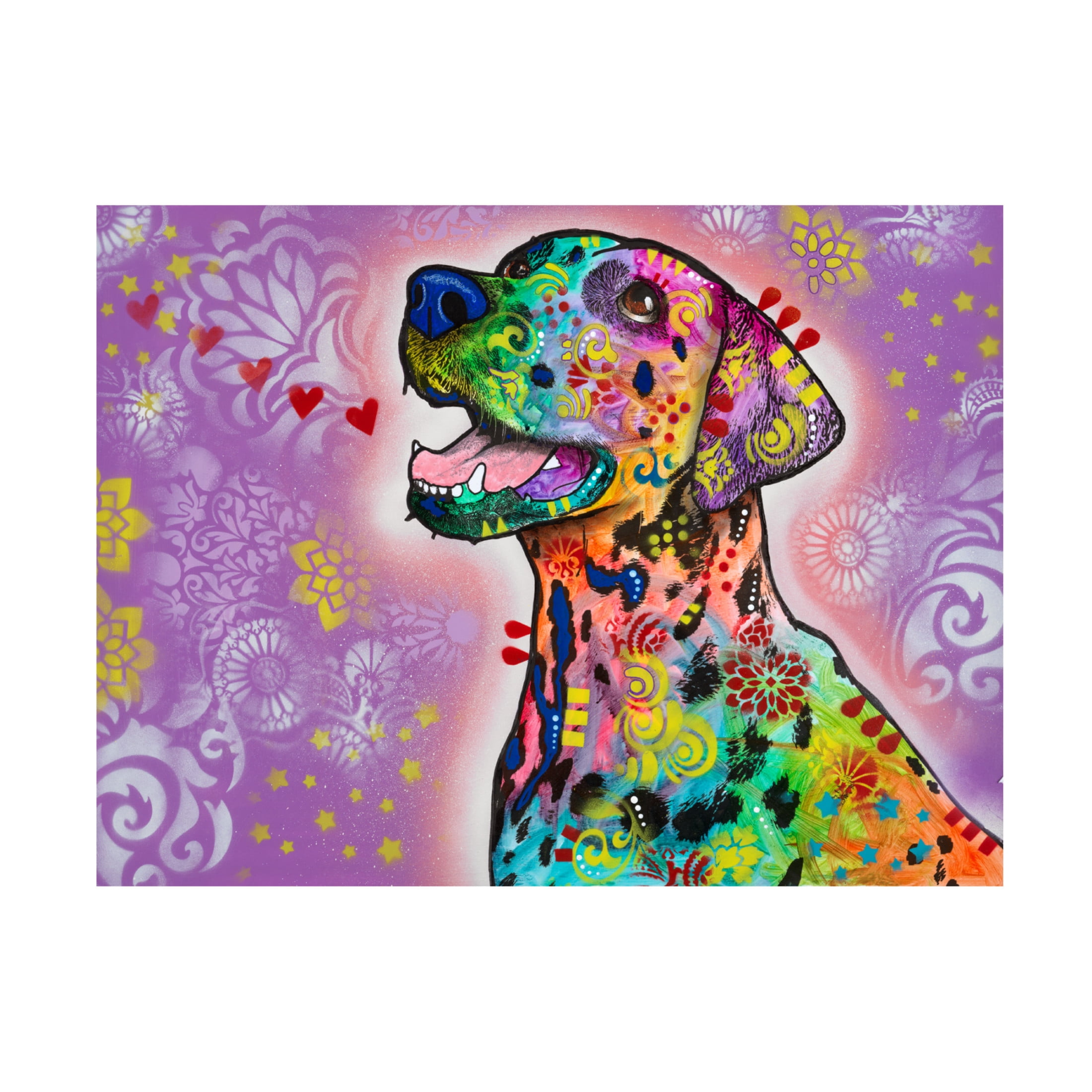 Canvas Wall Art - Dean Russo- Exclusive 'Goodest of Puppers' Wall Art for Living Room, Bedroom, or Office Décor by Trademark Fine Art - 47 x 35 Inches
