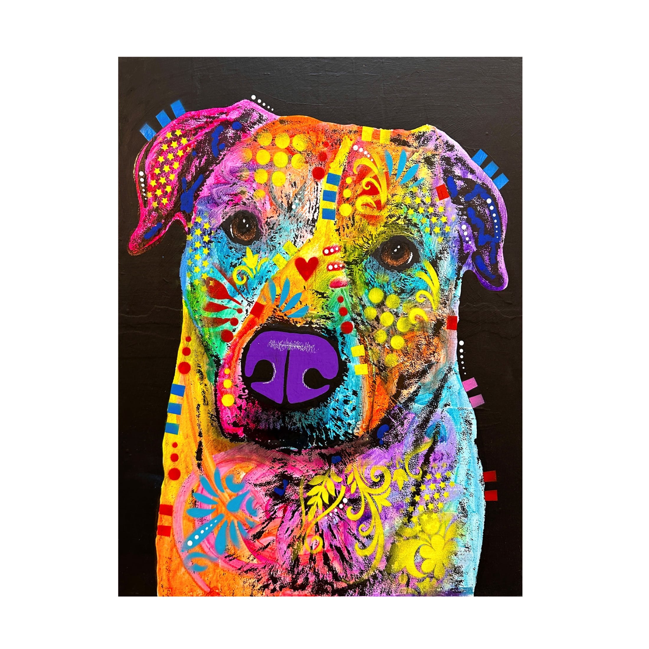 Canvas Wall Art - Dean Russo- Exclusive 'Hunker' Wall Art for Living Room, Bedroom, or Office Décor by Trademark Fine Art - 24 x 32 Inches