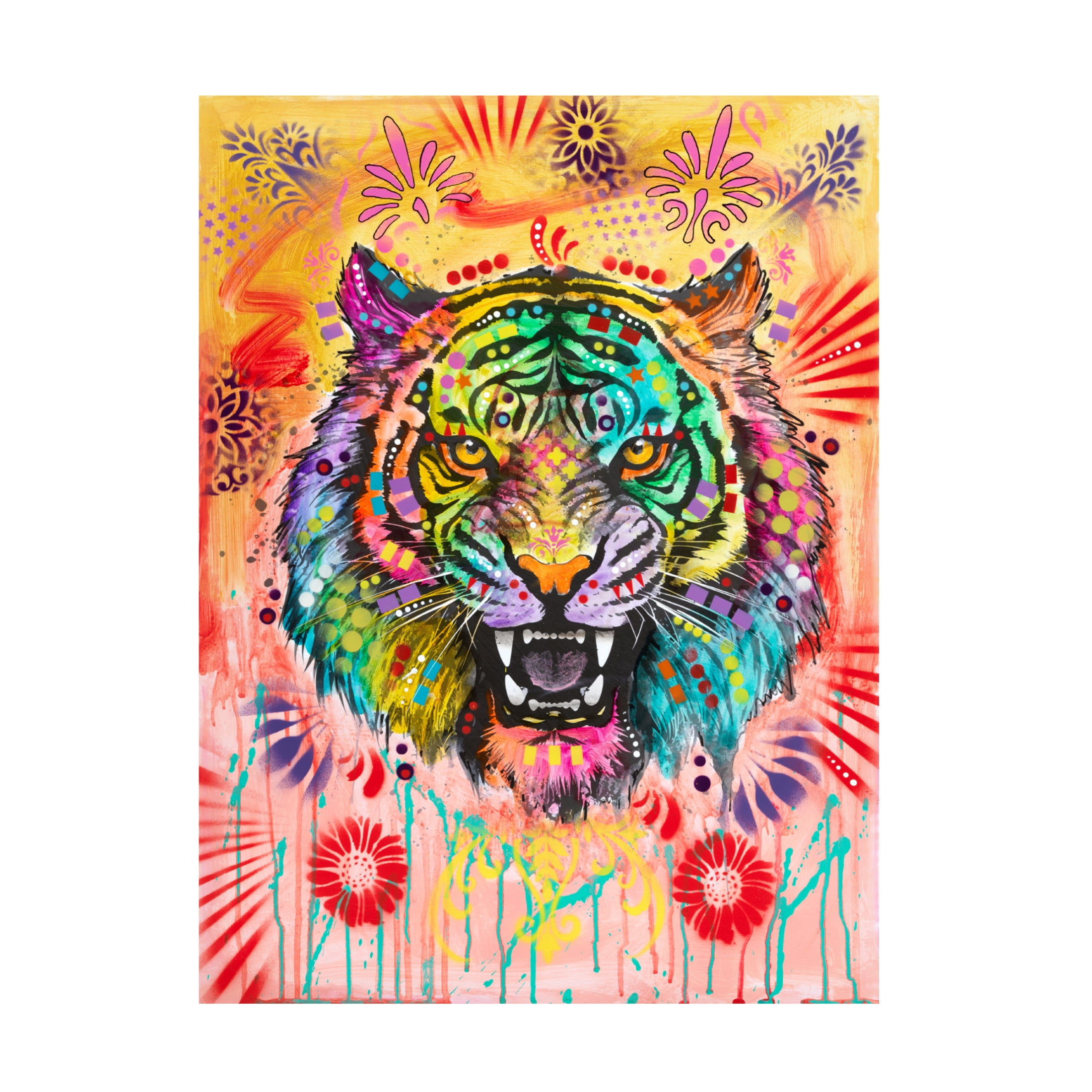 Canvas Wall Art - Dean Russo- Exclusive 'Intimidation' Wall Art for Living Room, Bedroom, or Office Décor by Trademark Fine Art - 35 x 47 Inches