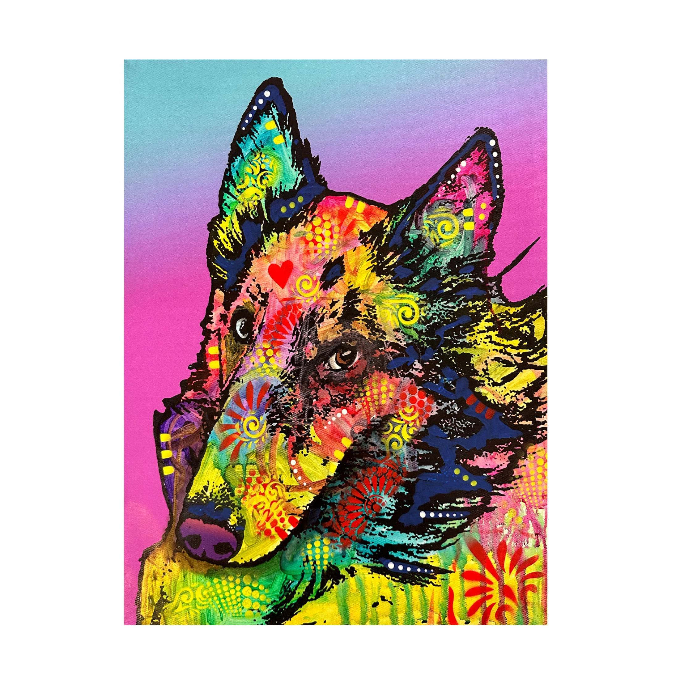 Canvas Wall Art - Dean Russo- Exclusive 'Revert' Wall Art for Living Room, Bedroom, or Office Décor by Trademark Fine Art - 14 x 19 Inches