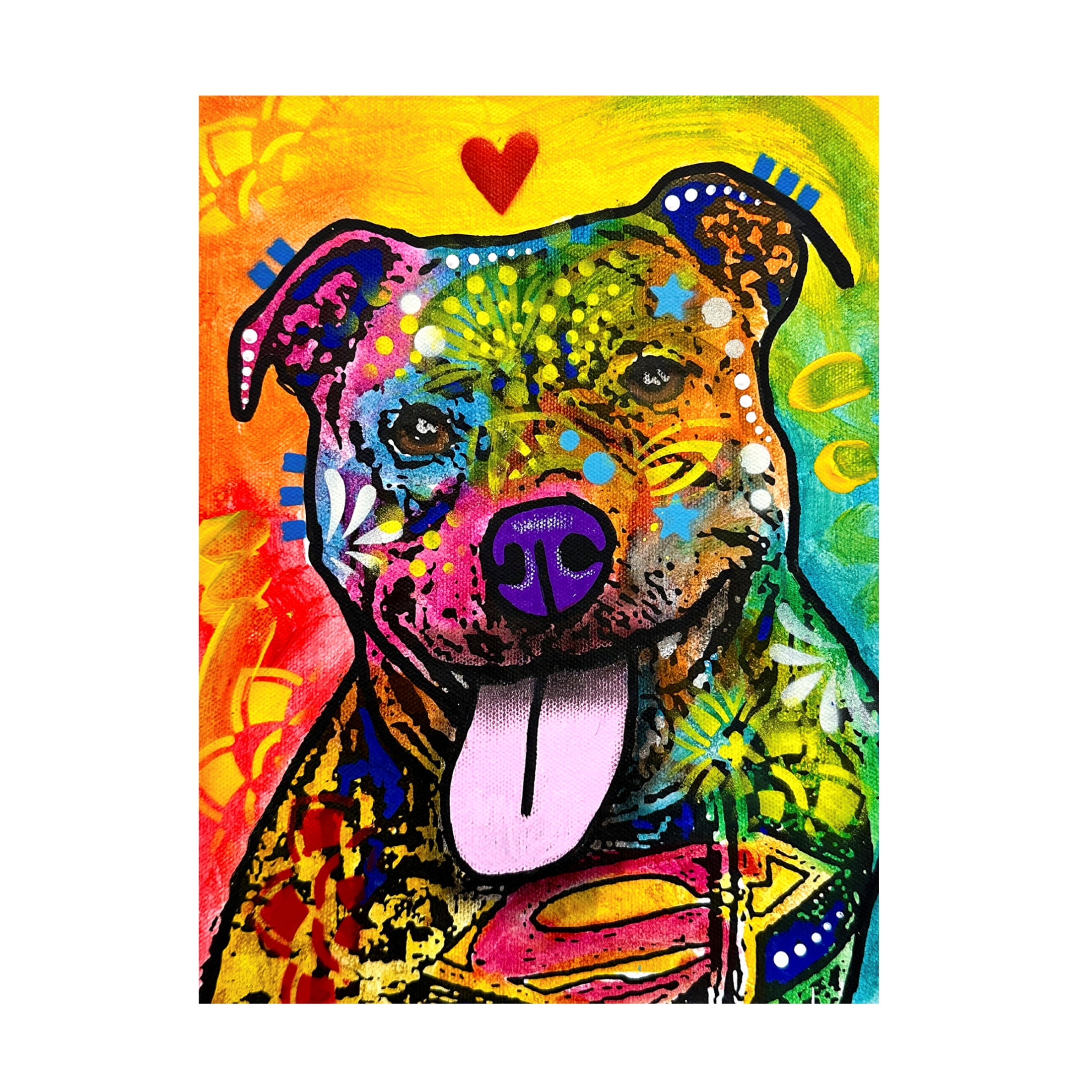 Canvas Wall Art - Dean Russo- Exclusive 'Smilin' Wall Art for Living Room, Bedroom, or Office Décor by Trademark Fine Art - 24 x 32 Inches