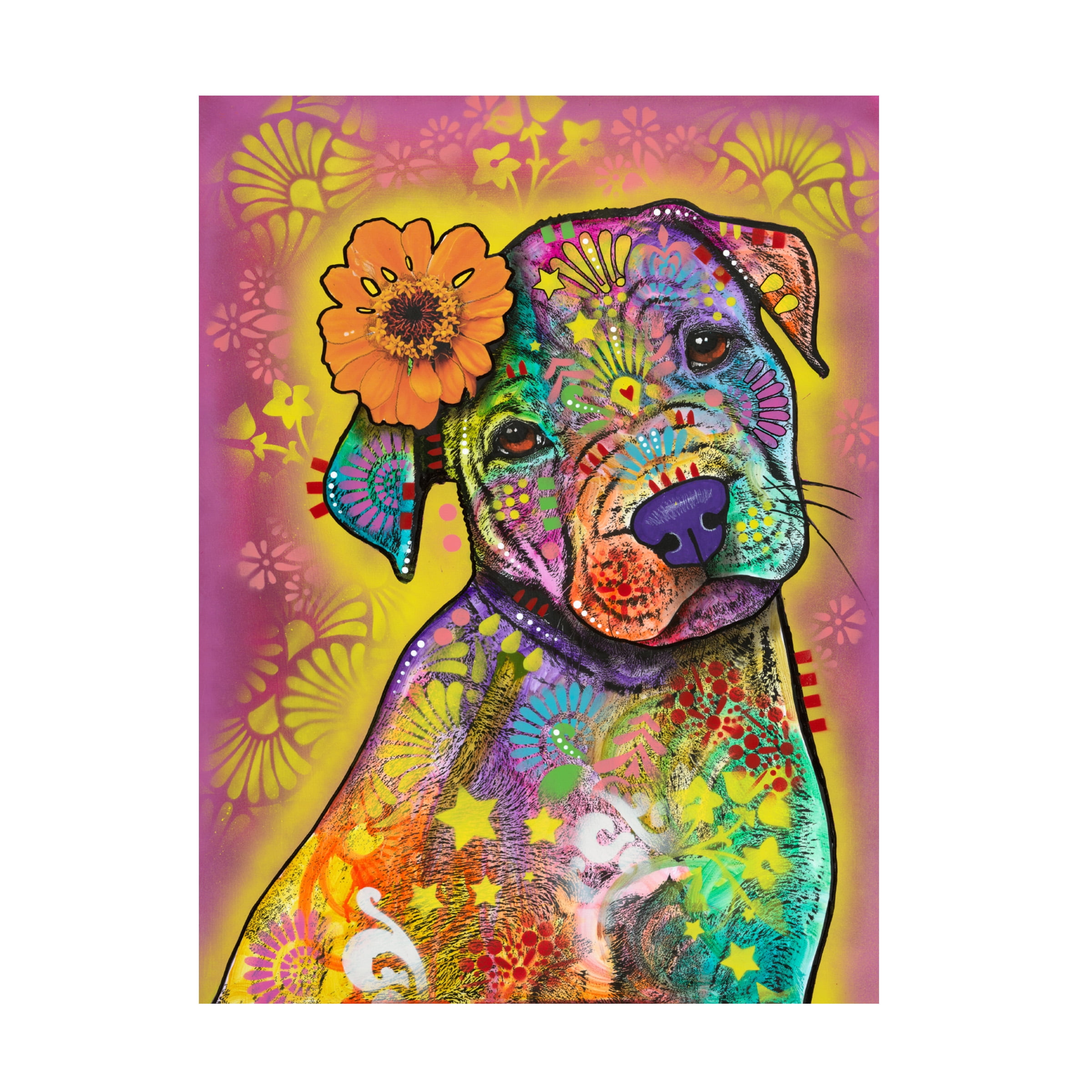 Canvas Wall Art - Dean Russo- Exclusive 'Sweet Little One' Wall Art for Living Room, Bedroom, or Office DÃ©cor by Trademark Fine Art - 35 x 47 Inches