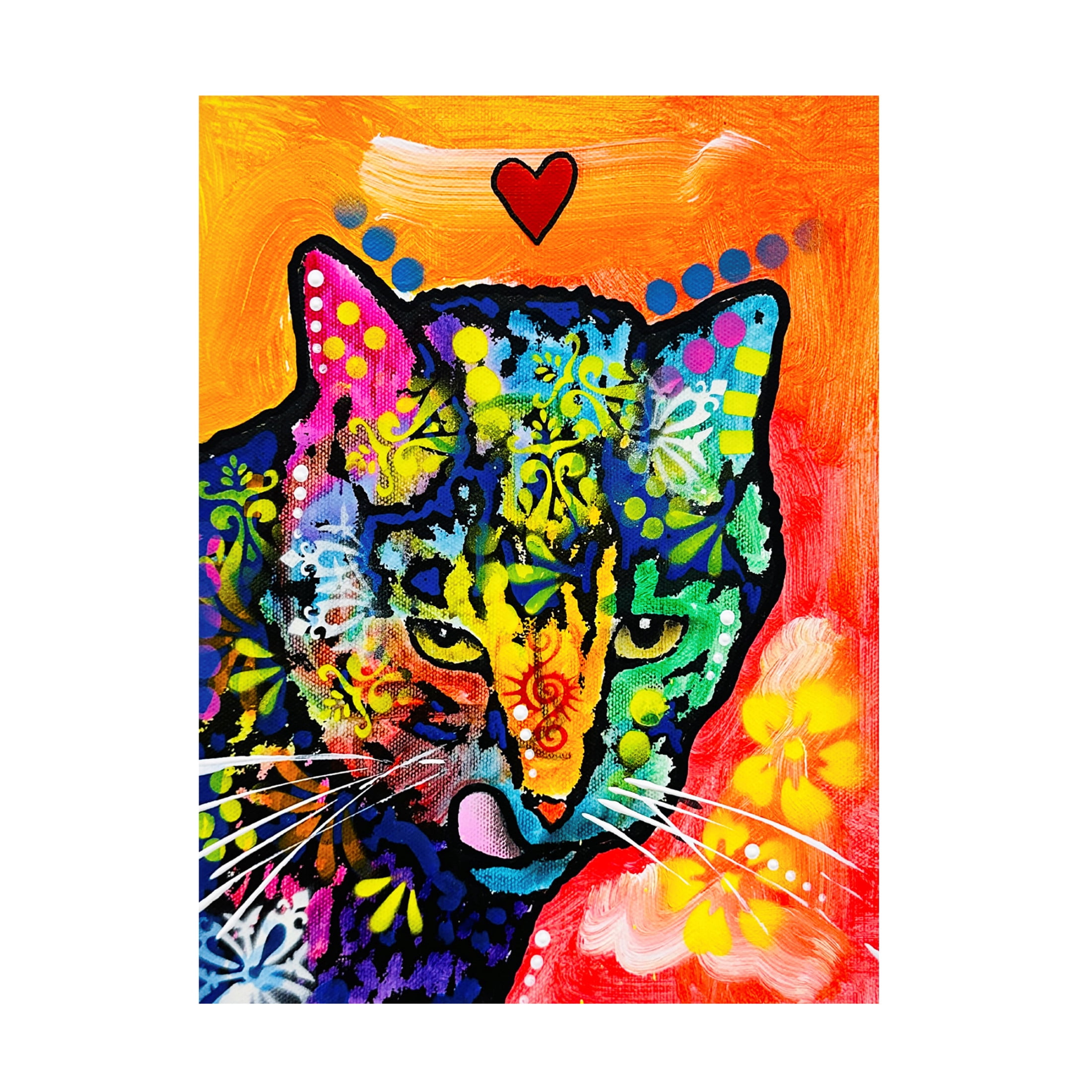 Canvas Wall Art - Dean Russo- Exclusive 'The Love' Wall Art for Living Room, Bedroom, or Office Décor by Trademark Fine Art - 35 x 47 Inches