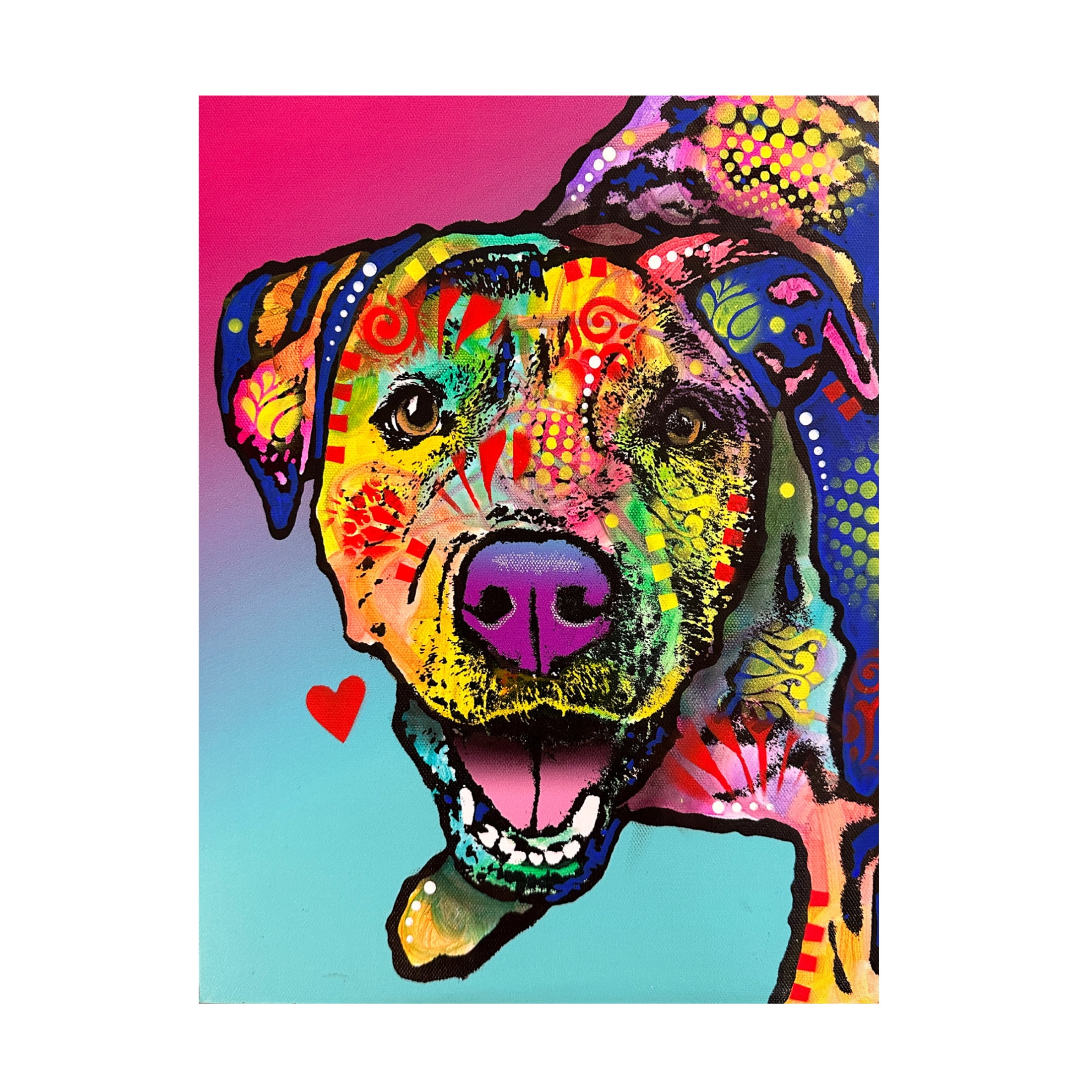 Canvas Wall Art - Dean Russo- Exclusive 'Up' Wall Art for Living Room, Bedroom, or Office Décor by Trademark Fine Art - 35 x 47 Inches