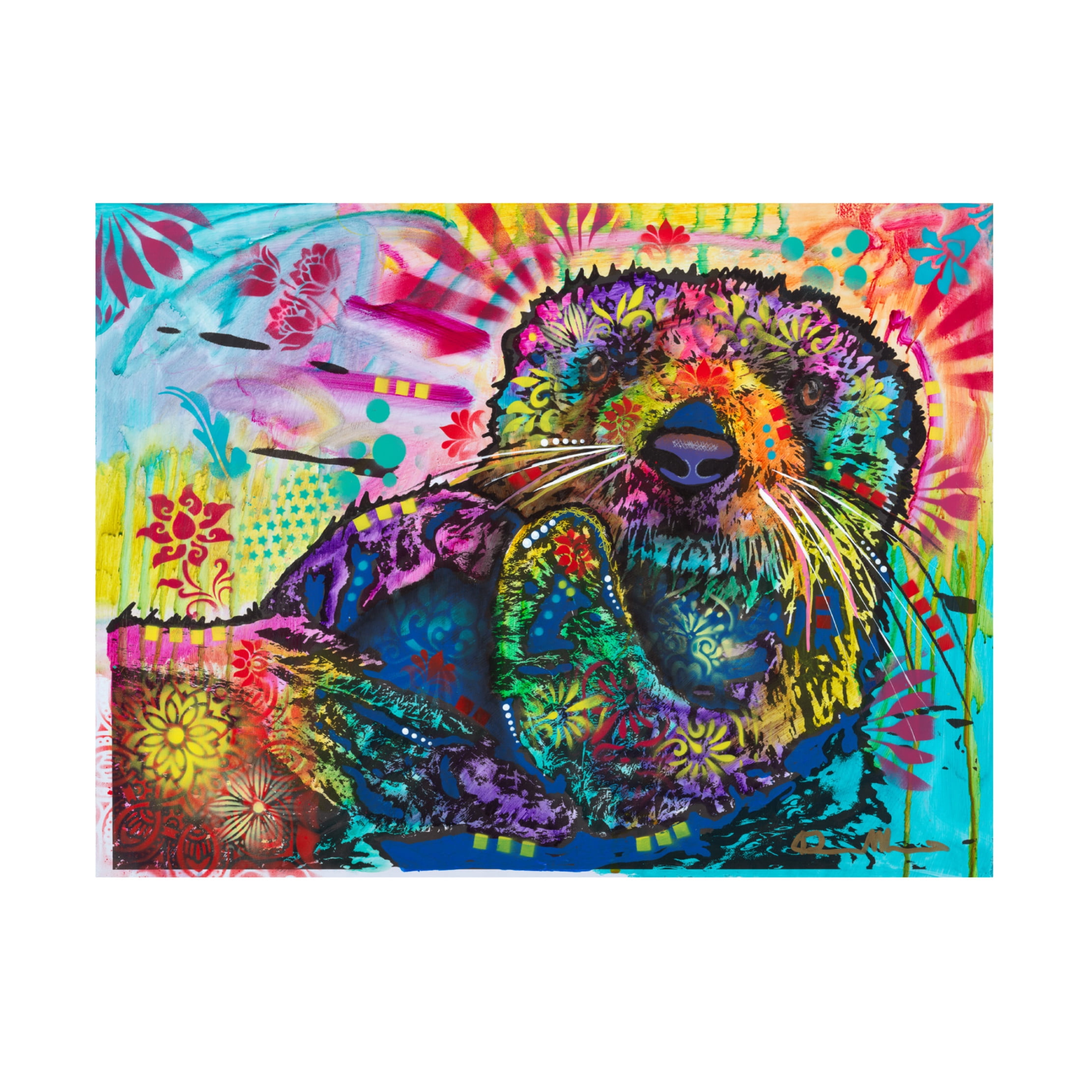 Canvas Wall Art - Dean Russo 'Floating Through Life' Wall Art for Living Room, Bedroom, or Office Décor by Trademark Fine Art - 32 x 24 Inches
