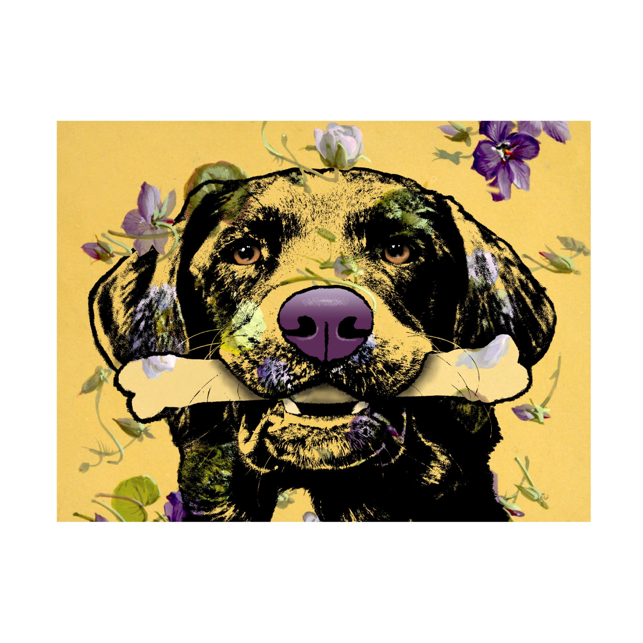 Canvas Wall Art - Dean Russo 'Give' Wall Art for Living Room, Bedroom, or Office Décor by Trademark Fine Art - 24 x 18 Inches