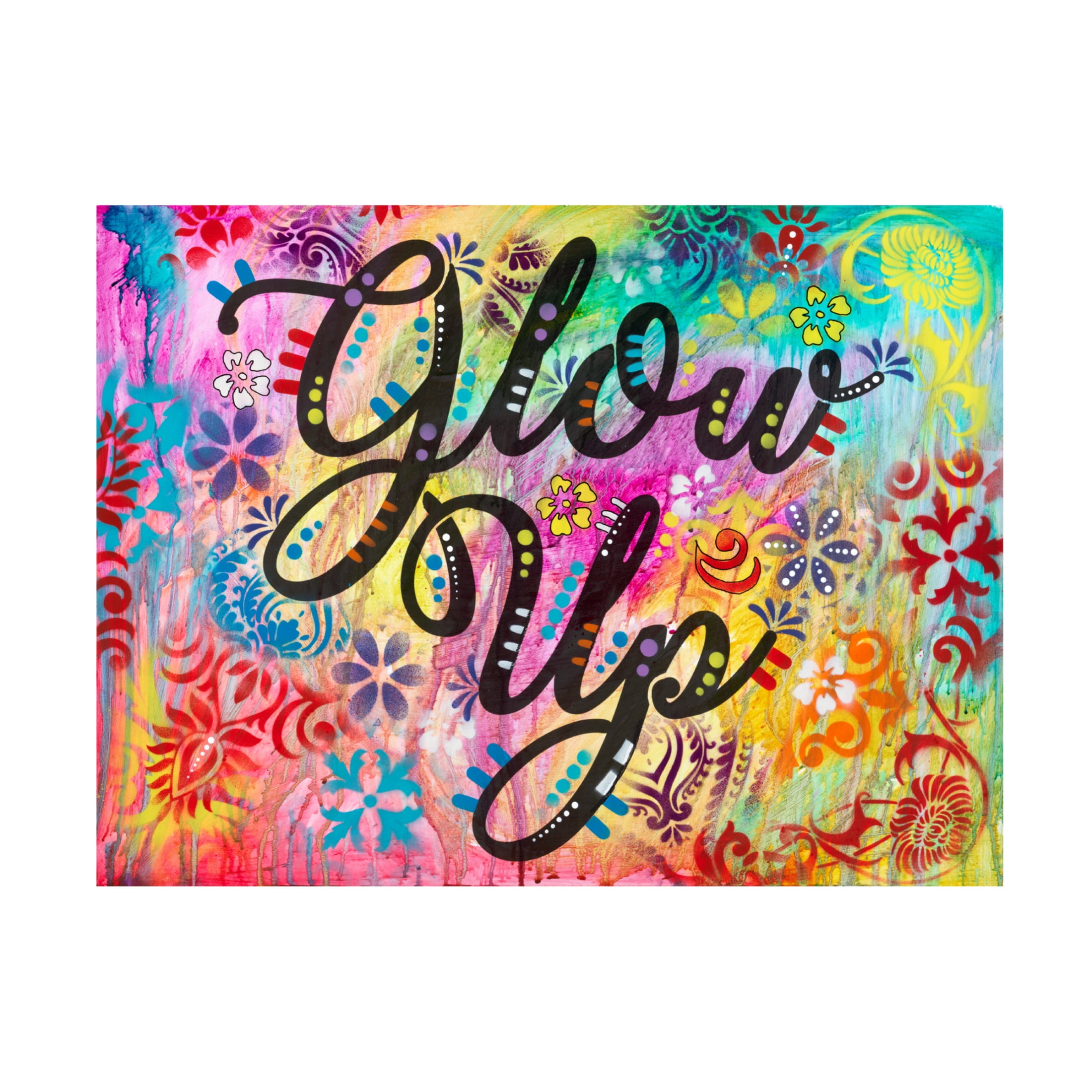 Canvas Wall Art - Dean Russo 'Glow Up' Wall Art for Living Room, Bedroom, or Office Décor by Trademark Fine Art - 32 x 24 Inches