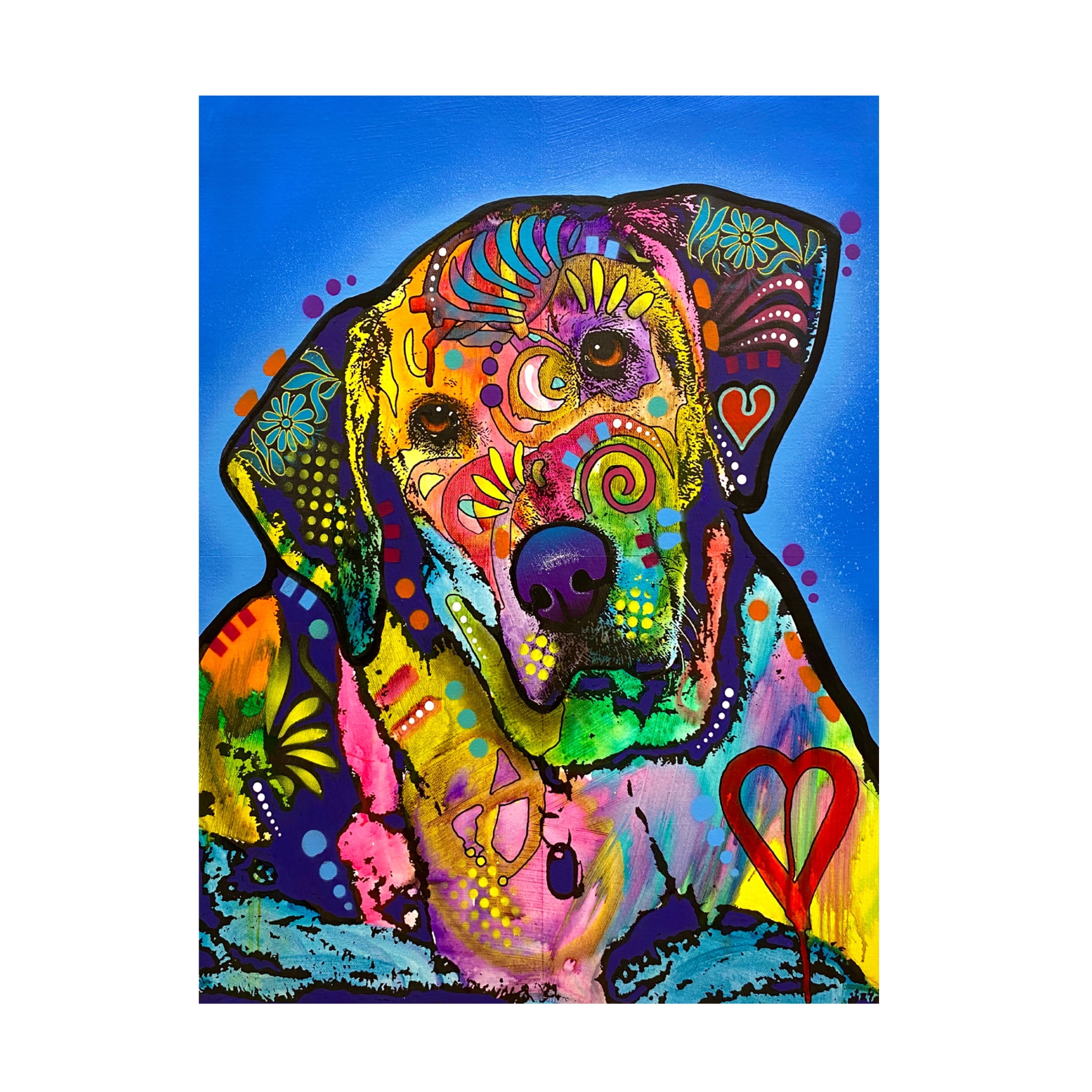 Canvas Wall Art - Dean Russo 'Got Any Snacks' Wall Art for Living Room, Bedroom, or Office Décor by Trademark Fine Art - 35 x 47 Inches