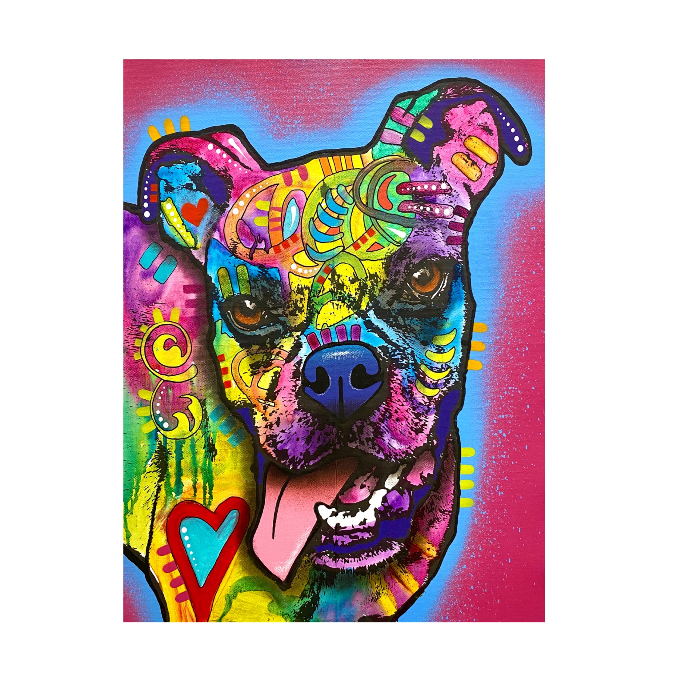 Canvas Wall Art - Dean Russo 'Gotta Get Dem Snoofers' Wall Art for Living Room, Bedroom, or Office Décor by Trademark Fine Art - 35 x 47 Inches
