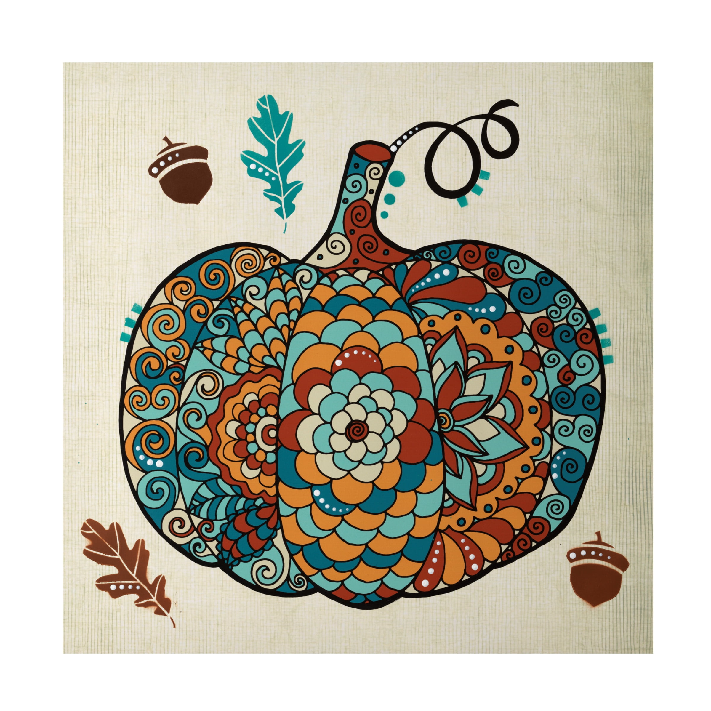 Canvas Wall Art - Dean Russo 'Gourd 2' Wall Art for Living Room, Bedroom, or Office DÃ©cor by Trademark Fine Art - 35 x 35 Inches