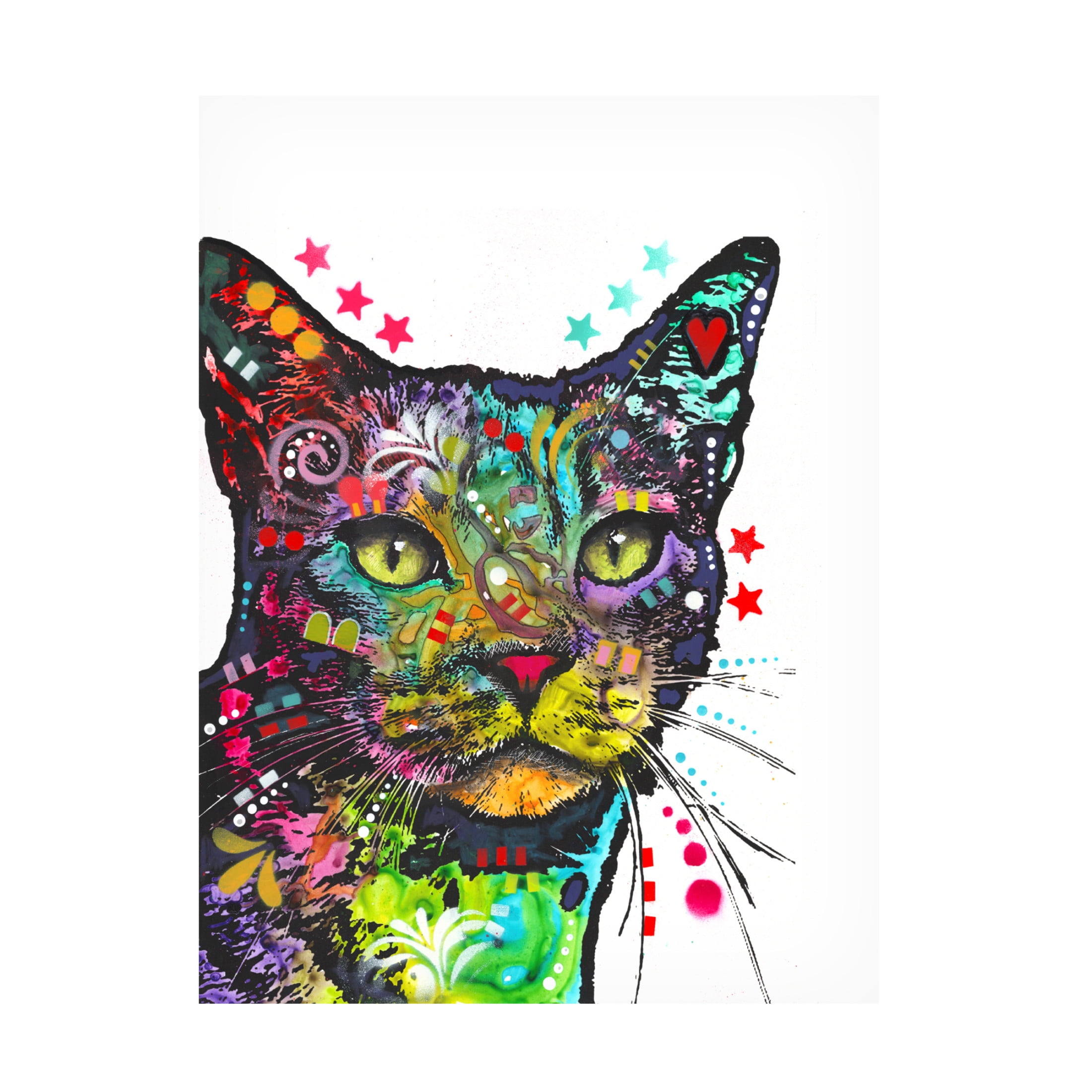 Canvas Wall Art - Dean Russo 'Green Eyes' Wall Art for Living Room, Bedroom, or Office Décor by Trademark Fine Art - 18 x 24 Inches