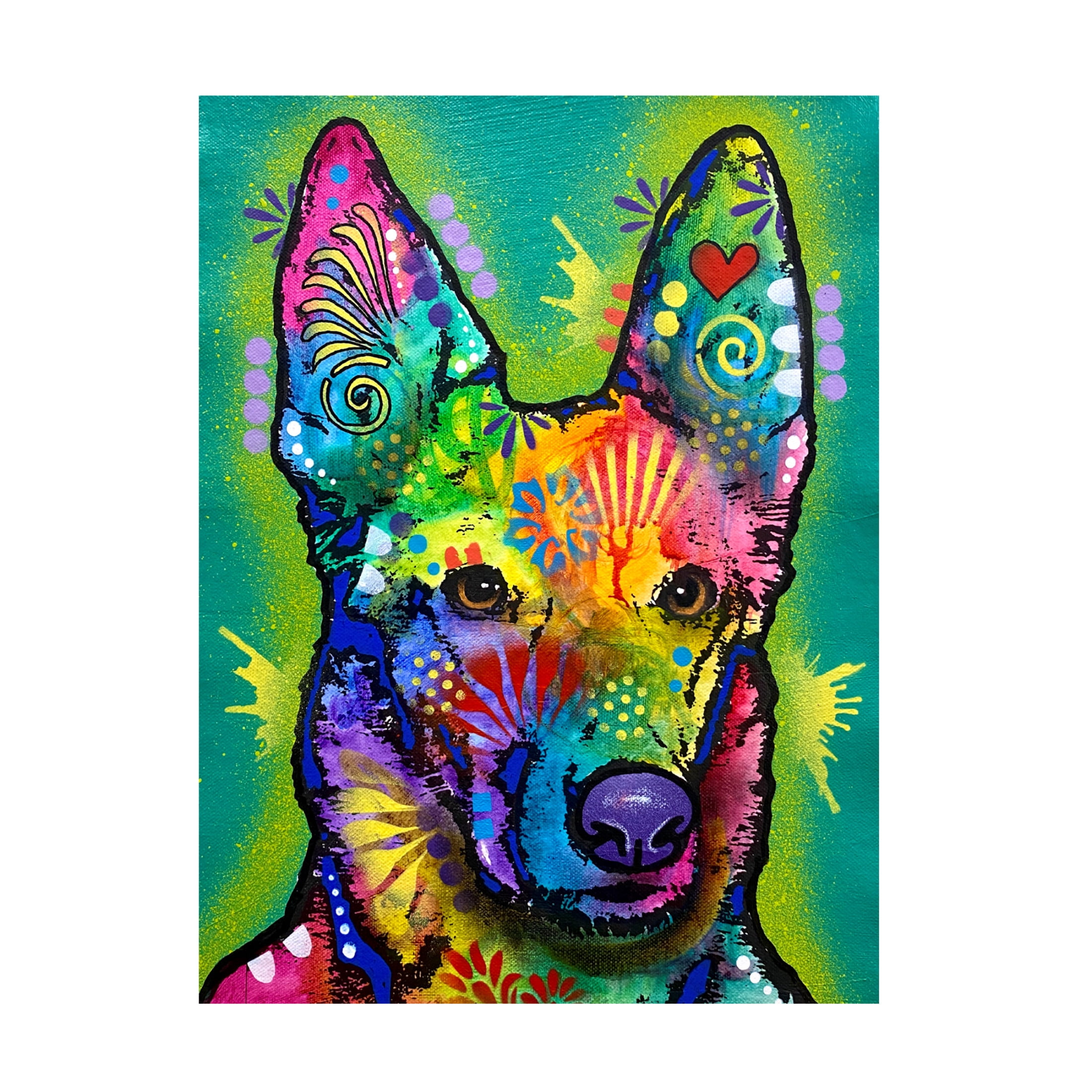 Canvas Wall Art - Dean Russo 'I See What You Did There' Wall Art for Living Room, Bedroom, or Office Décor by Trademark Fine Art - 35 x 47 Inches