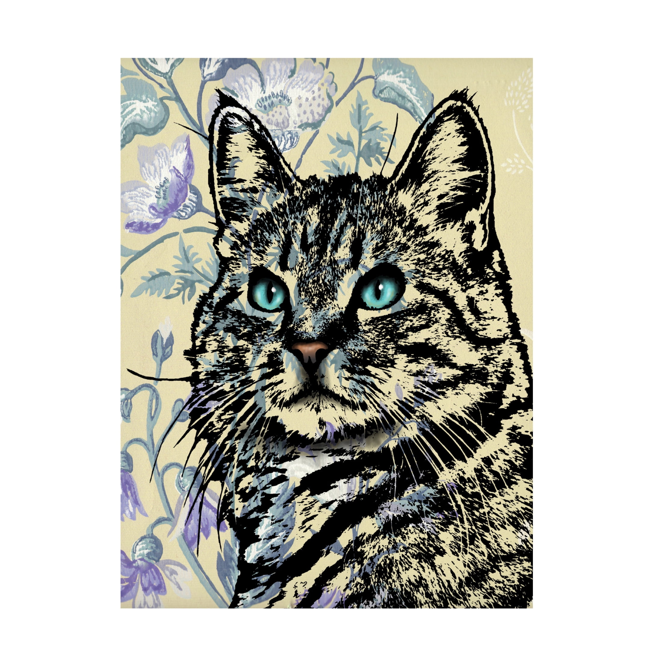 Canvas Wall Art - Dean Russo 'It Is A Cat Thing' Wall Art for Living Room, Bedroom, or Office Décor by Trademark Fine Art - 18 x 24 Inches