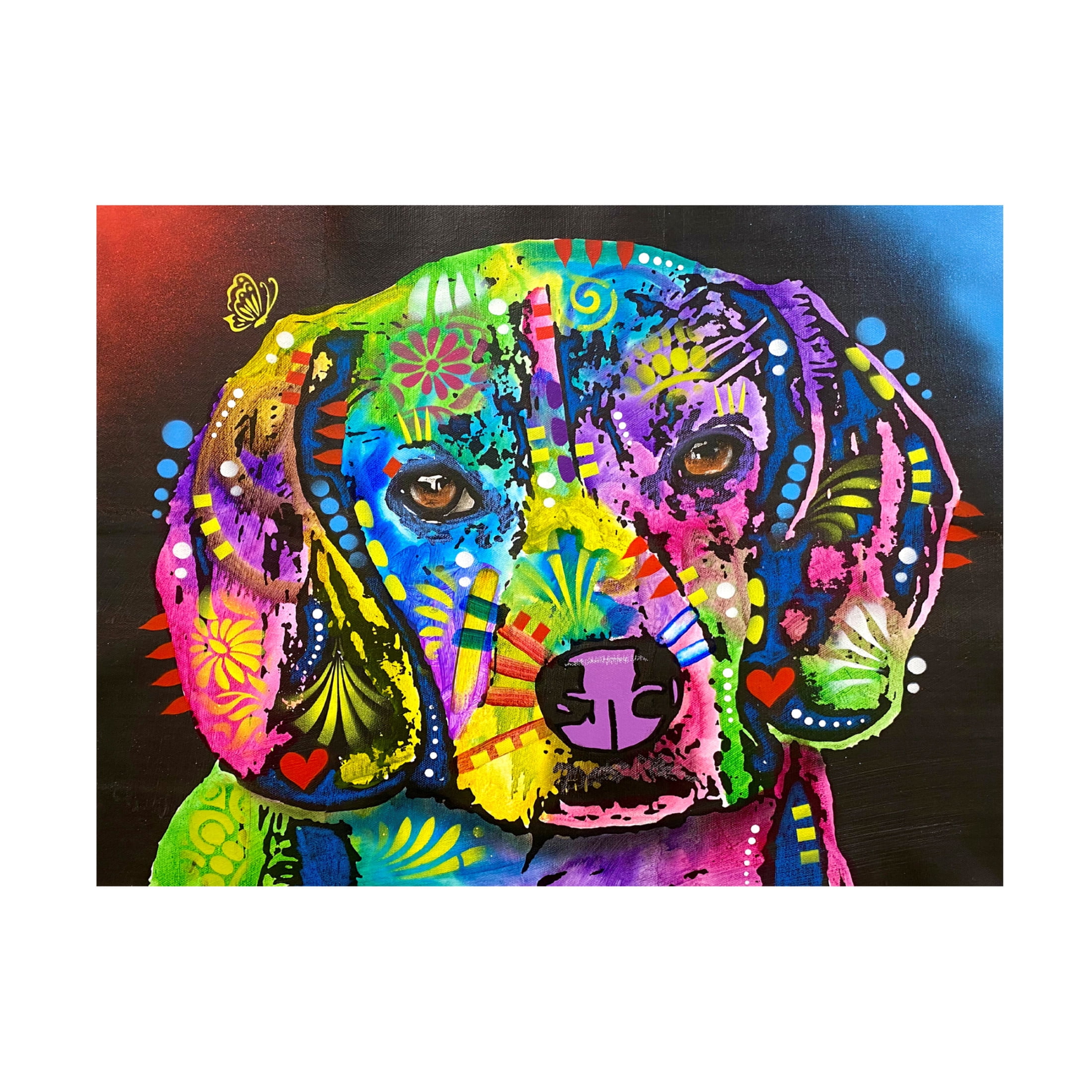 Canvas Wall Art - Dean Russo 'It Was Not Me I Swear' Wall Art for Living Room, Bedroom, or Office Décor by Trademark Fine Art - 24 x 18 Inches