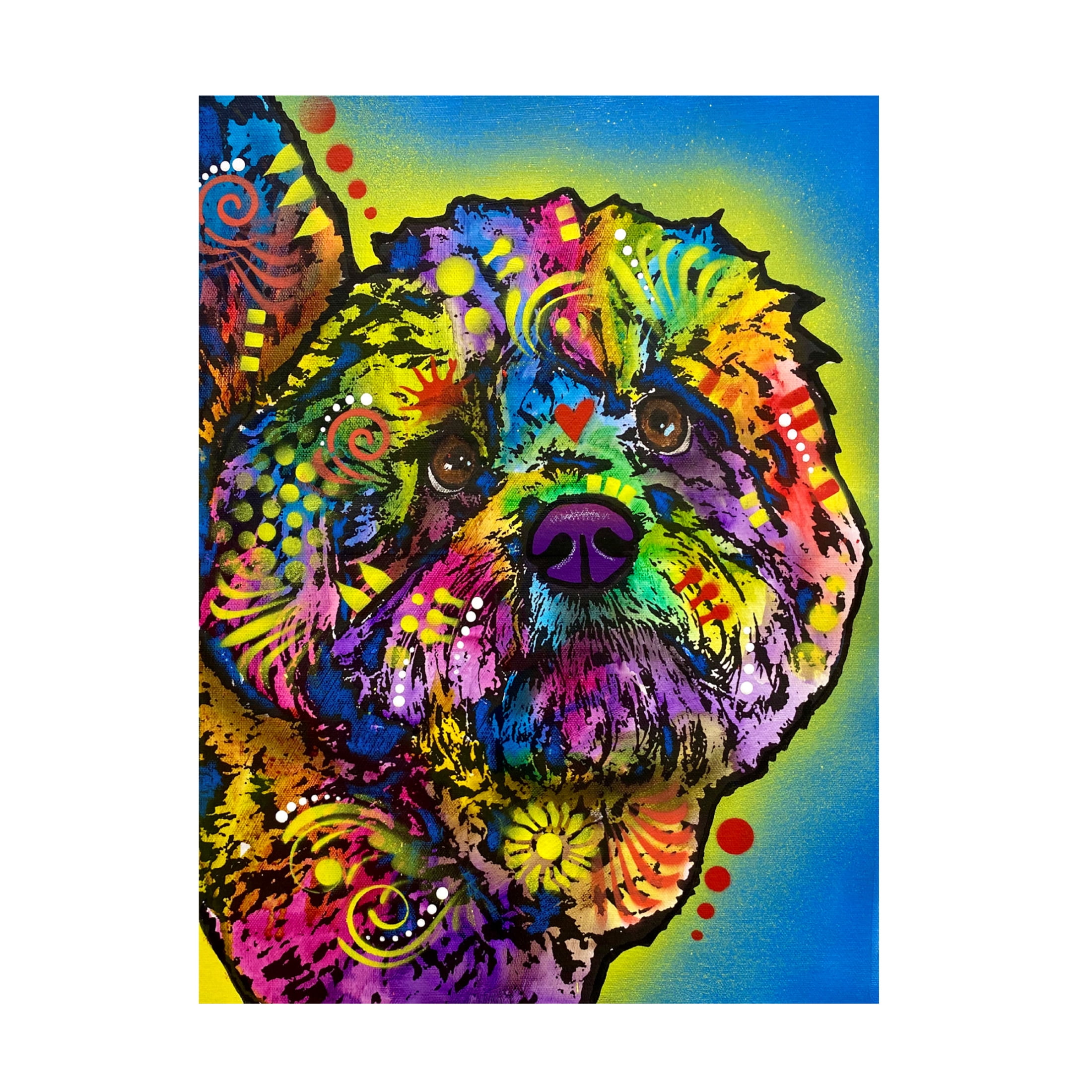Canvas Wall Art - Dean Russo 'Just A Little Piece Pleaaaase' Wall Art for Living Room, Bedroom, or Office Décor by Trademark Fine Art - 14 x 19 Inches