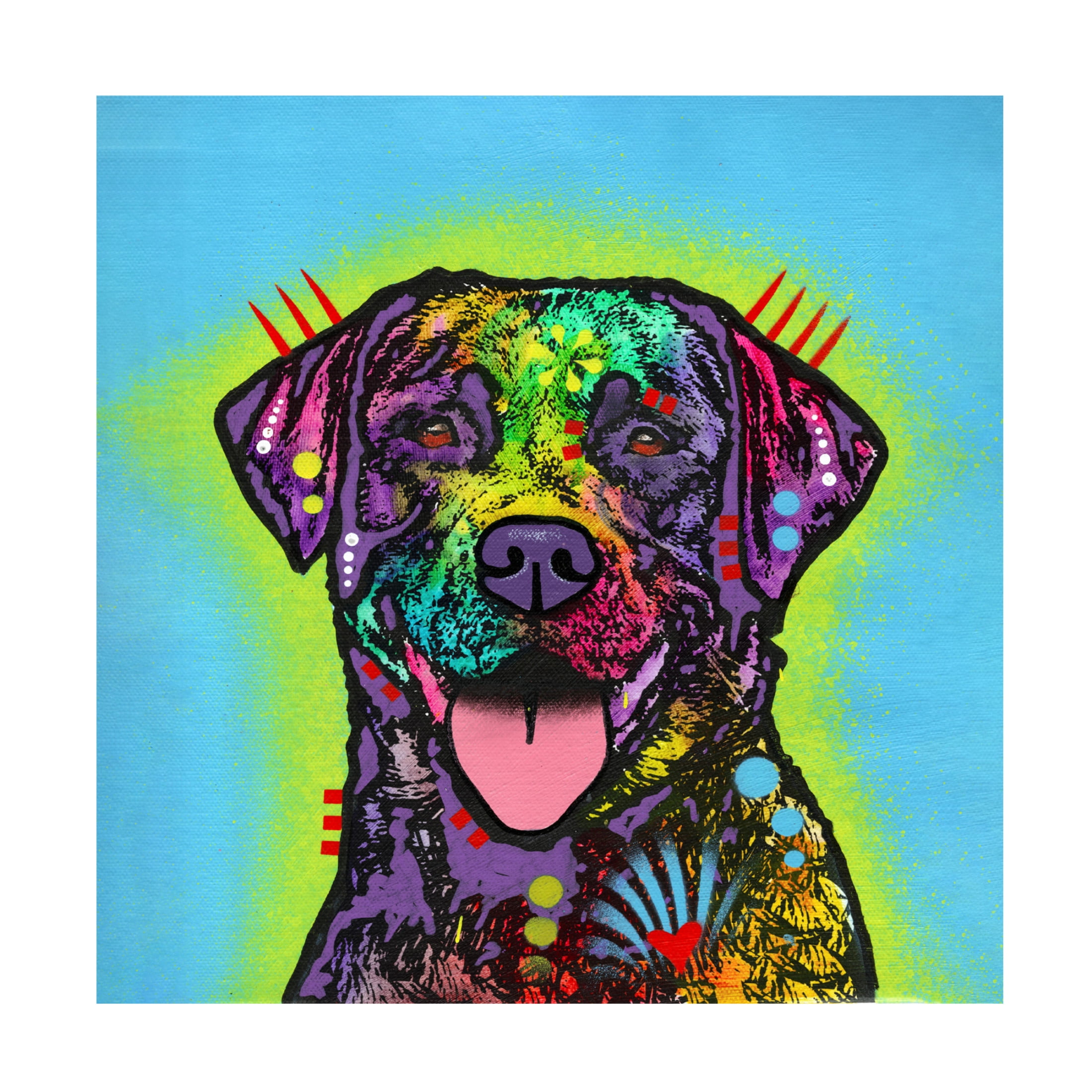 Canvas Wall Art - Dean Russo 'Lab' Wall Art for Living Room, Bedroom, or Office Décor by Trademark Fine Art - 24 x 24 Inches