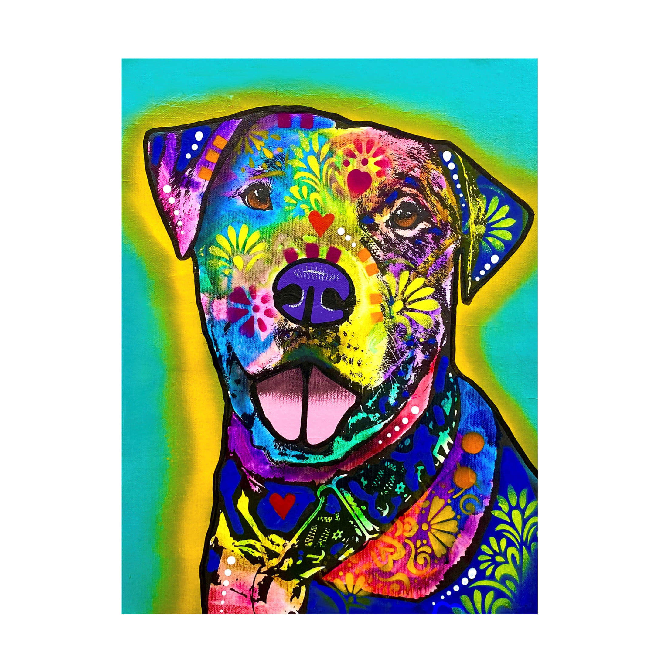 Canvas Wall Art - Dean Russo 'Laugh' Wall Art for Living Room, Bedroom, or Office Décor by Trademark Fine Art - 18 x 24 Inches