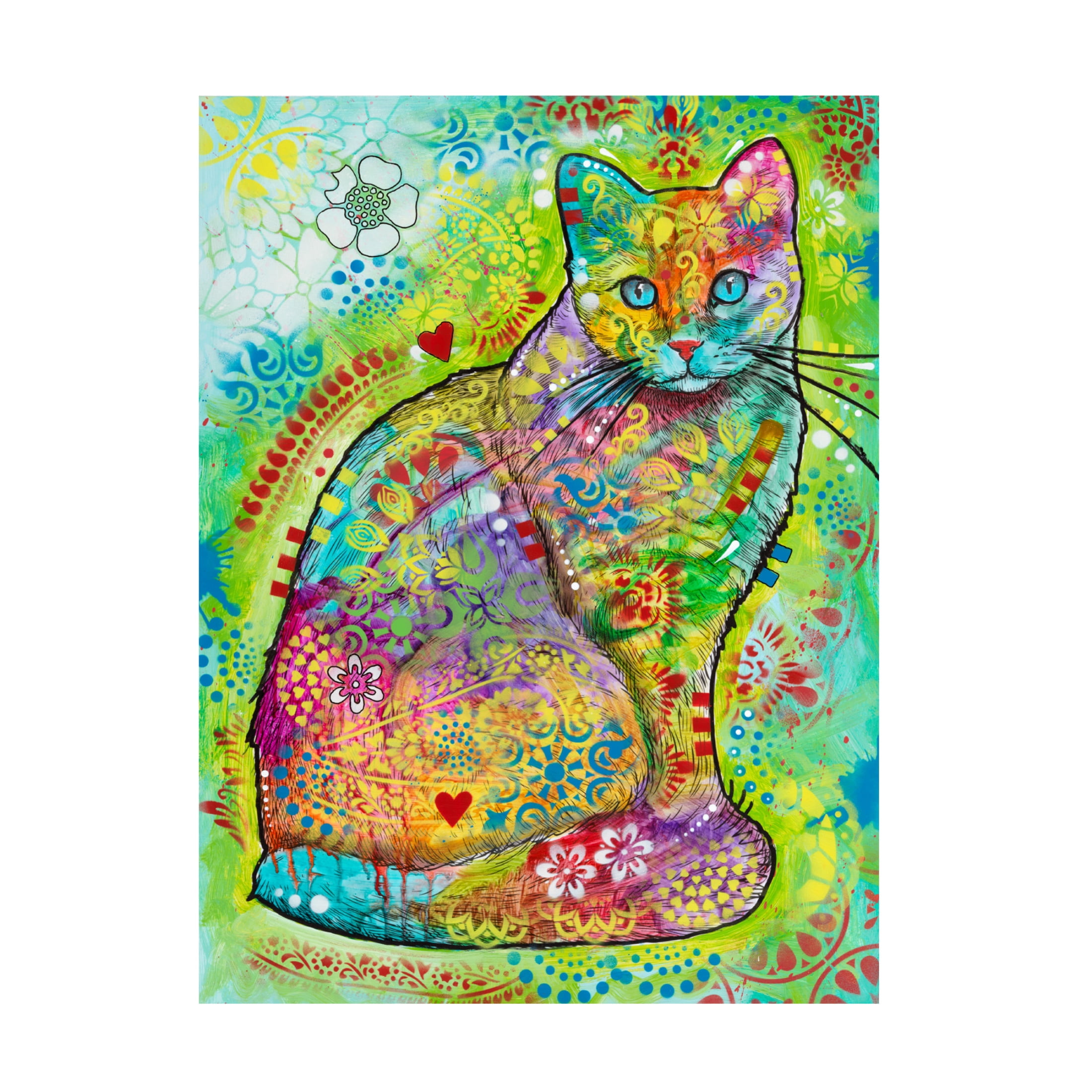 Canvas Wall Art - Dean Russo 'Lil Blue Eyes' Wall Art for Living Room, Bedroom, or Office Décor by Trademark Fine Art - 35 x 47 Inches
