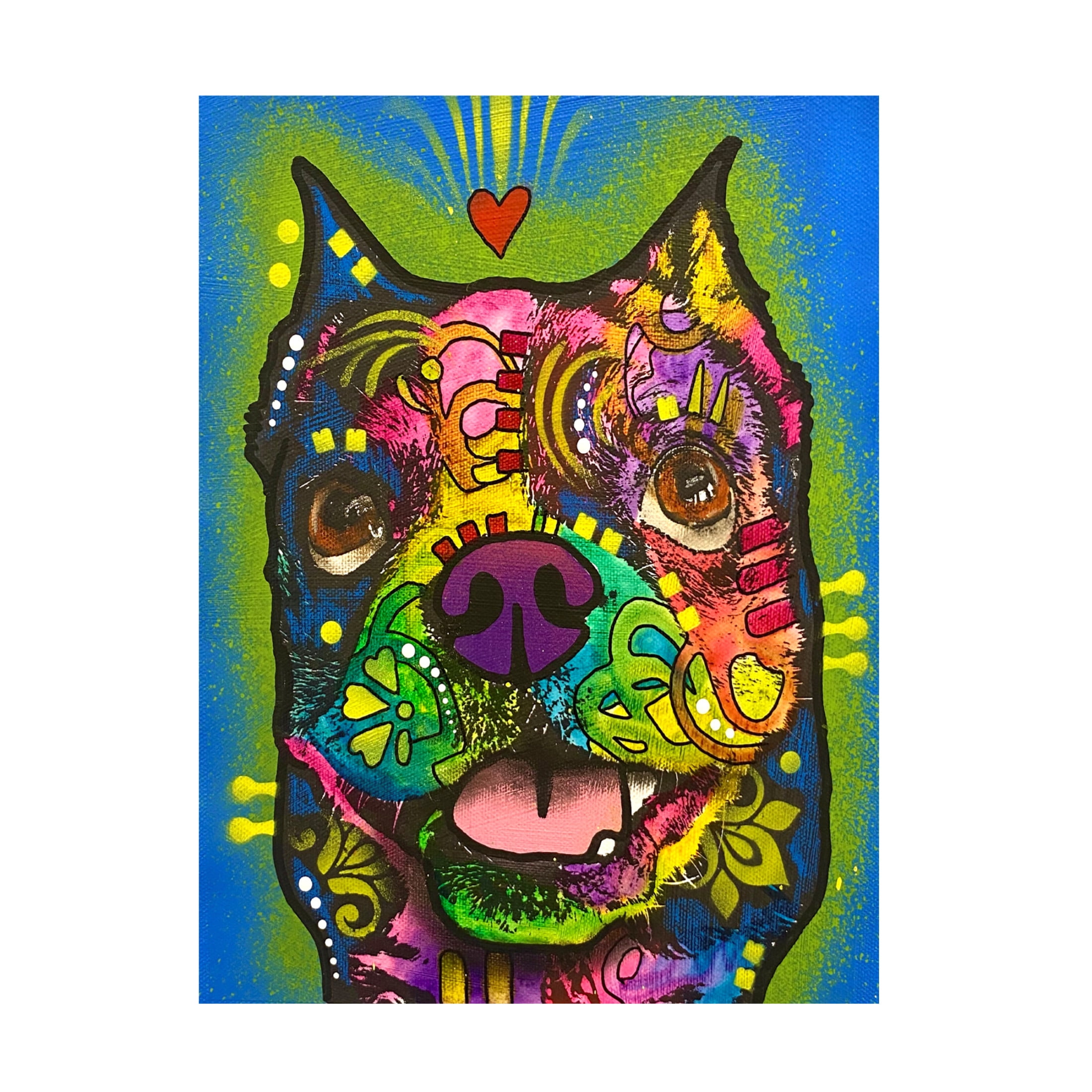Canvas Wall Art - Dean Russo 'Loving This Wonderful World' Wall Art for Living Room, Bedroom, or Office Décor by Trademark Fine Art - 35 x 47 Inches